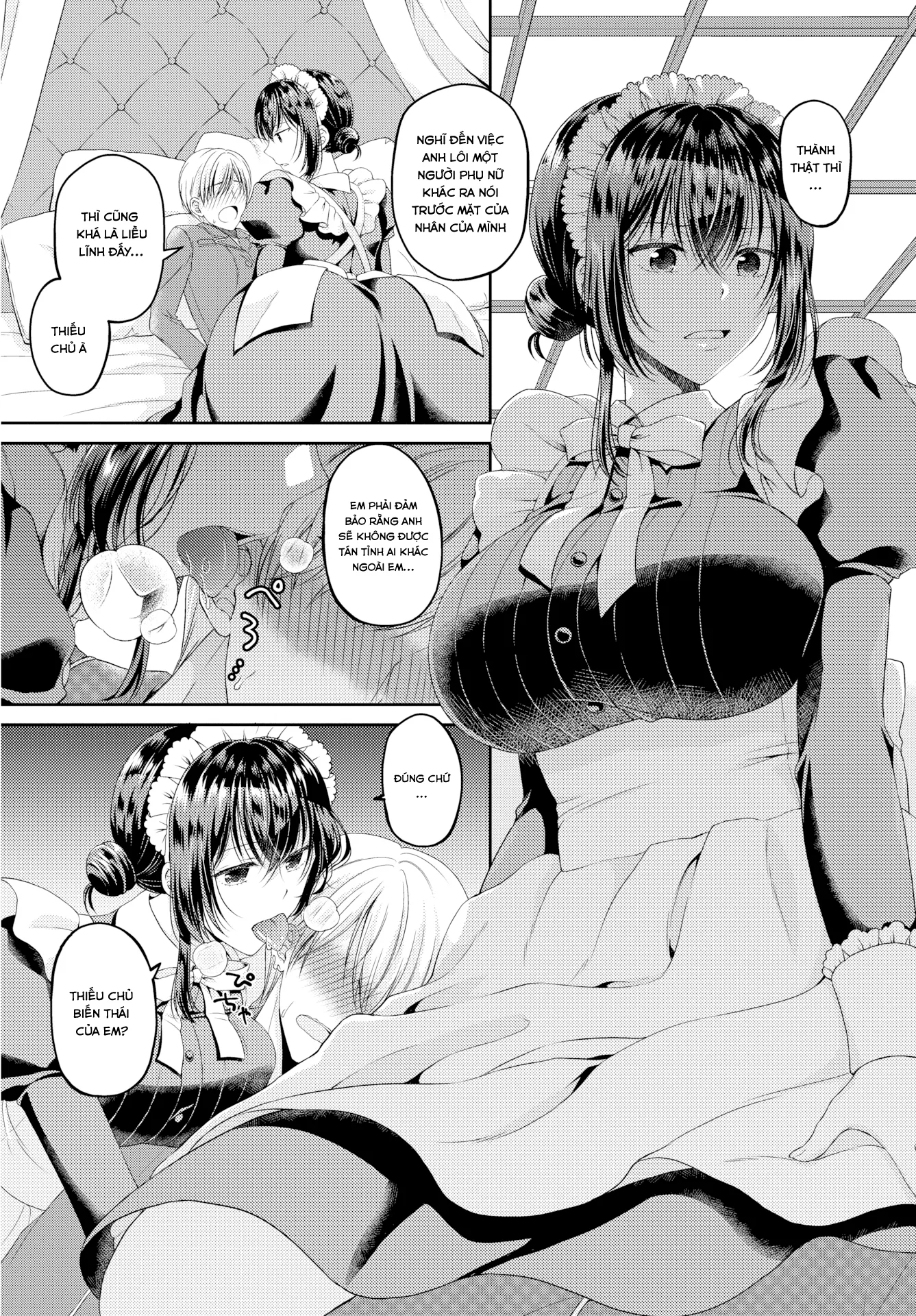 HentaiVN.net - Ảnh 9 - My Bratty Maid Is My Master - Chap 3