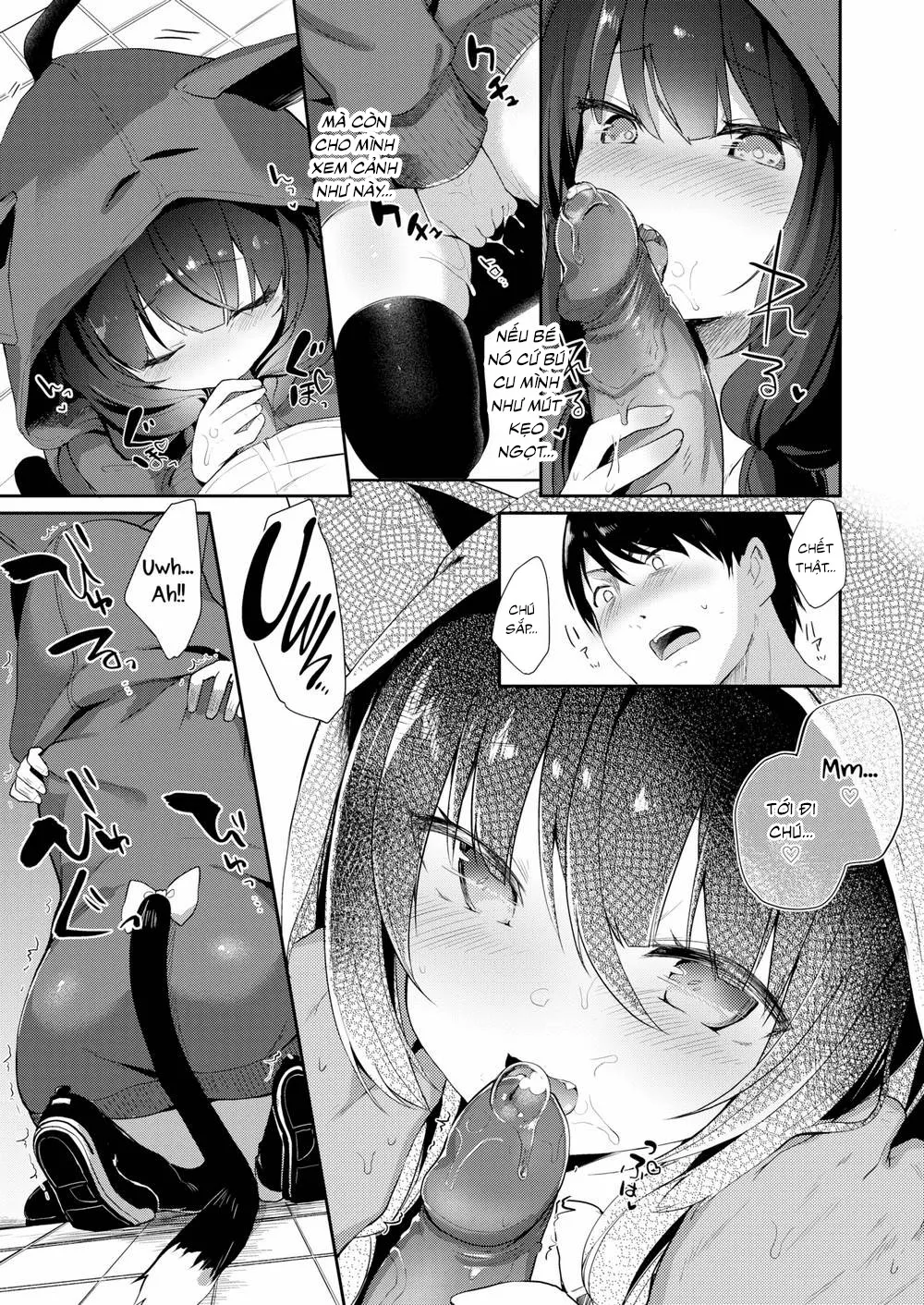 HentaiVN.net - Ảnh 12 - Dropout Cat Girl - Chap 1