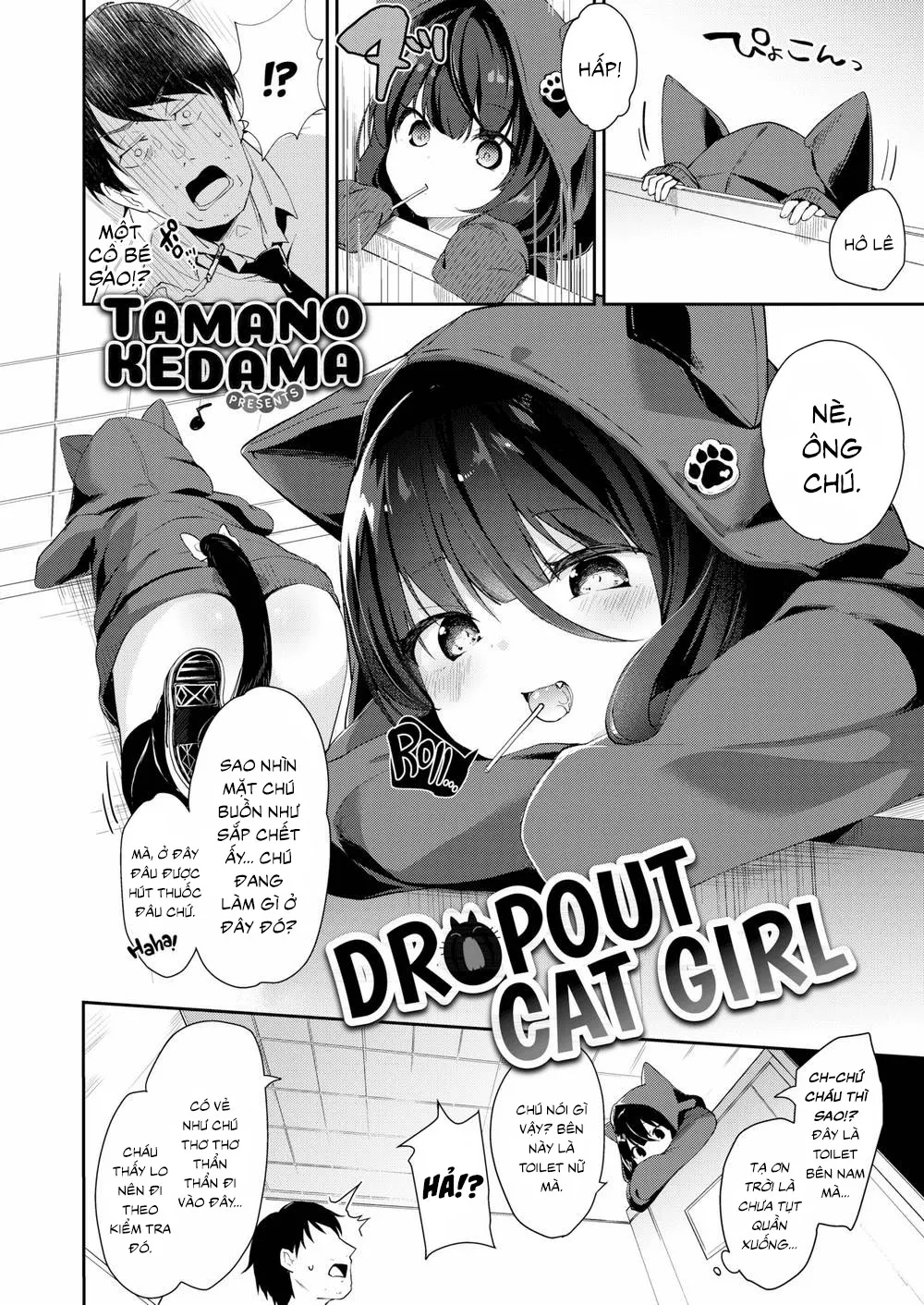 HentaiVN.net - Ảnh 3 - Dropout Cat Girl - Chap 1