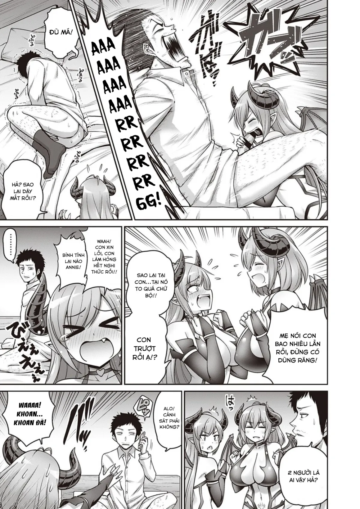 HentaiVN.net - Ảnh 4 - Nghi lễ trưởng thành của mẹ con mị quỷ [Okaa-san to Issho] - Chap 1