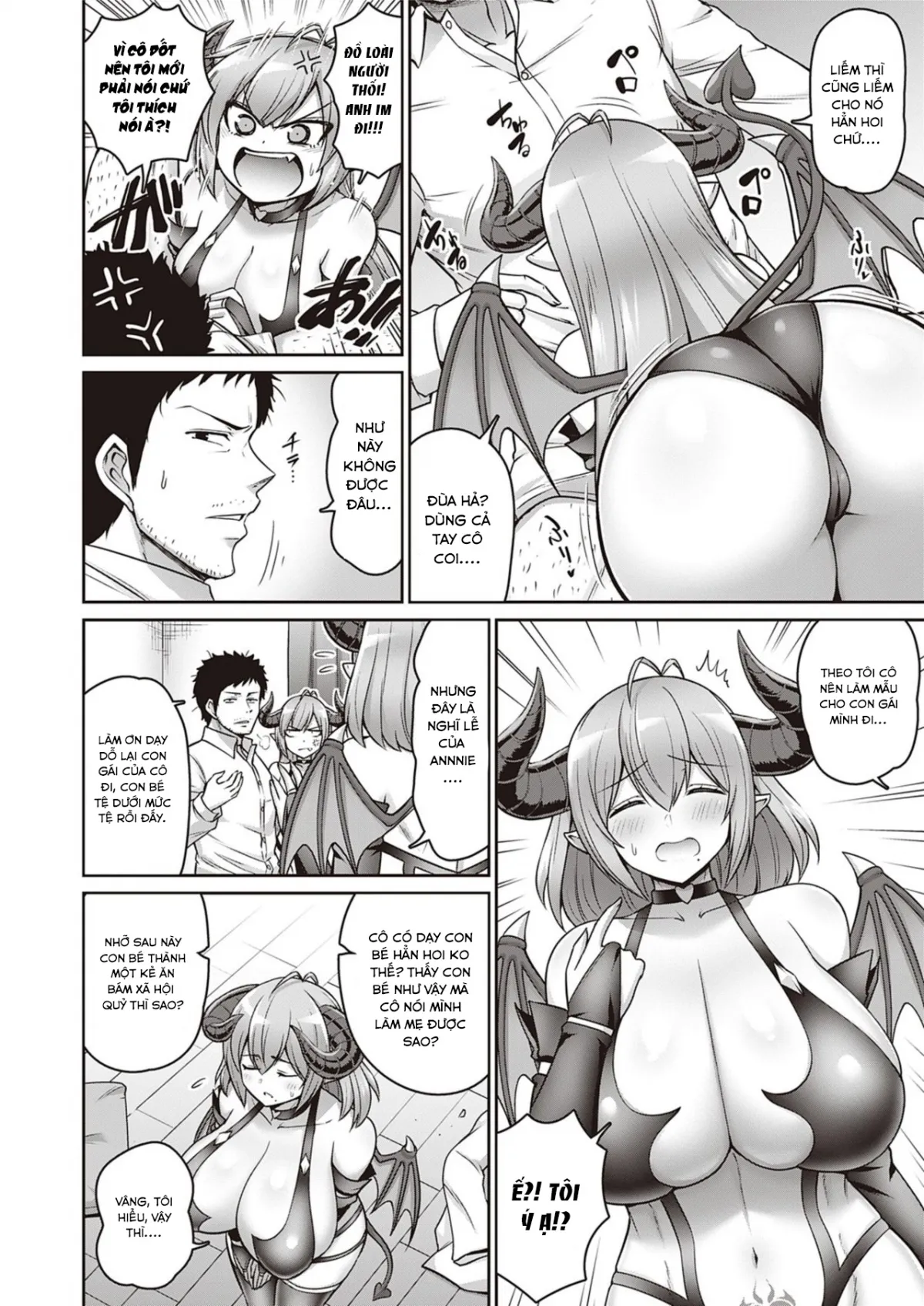 HentaiVN.net - Ảnh 7 - Nghi lễ trưởng thành của mẹ con mị quỷ [Okaa-san to Issho] - Chap 1