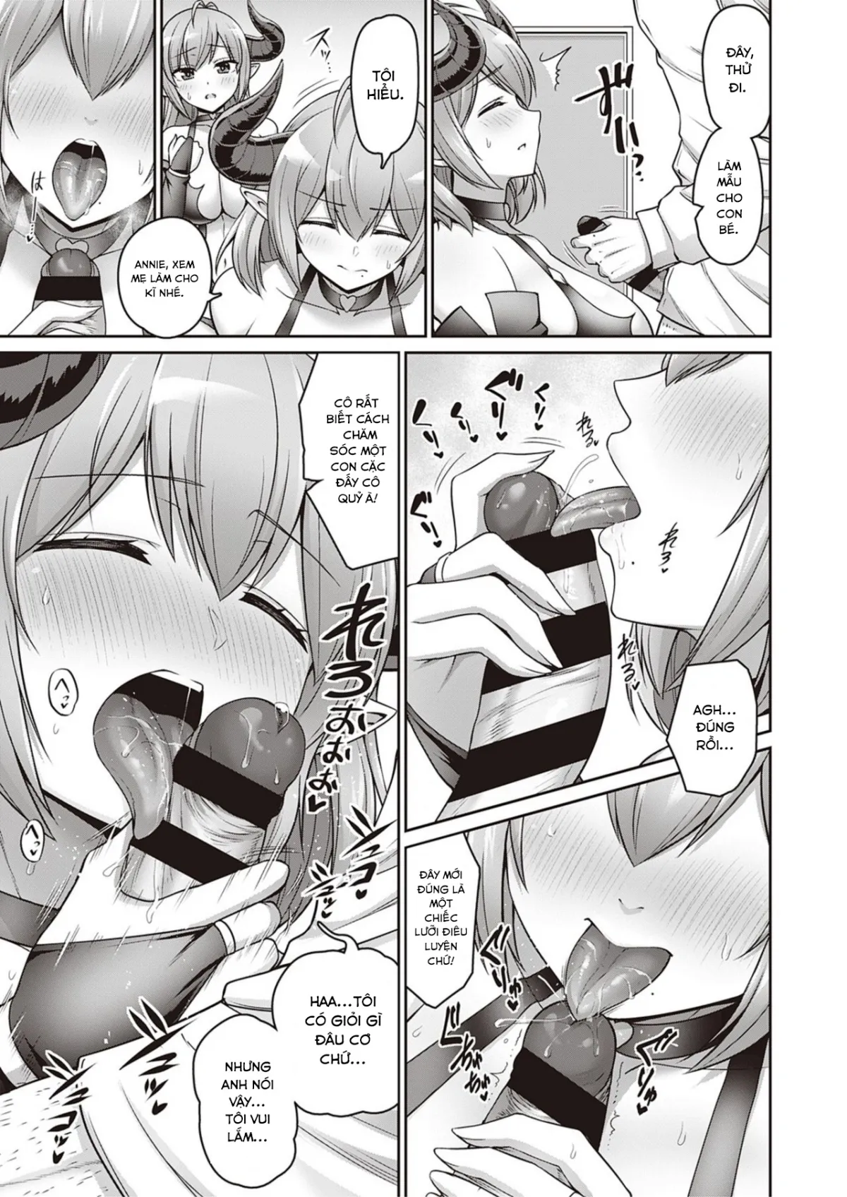 HentaiVN.net - Ảnh 8 - Nghi lễ trưởng thành của mẹ con mị quỷ [Okaa-san to Issho] - Chap 1