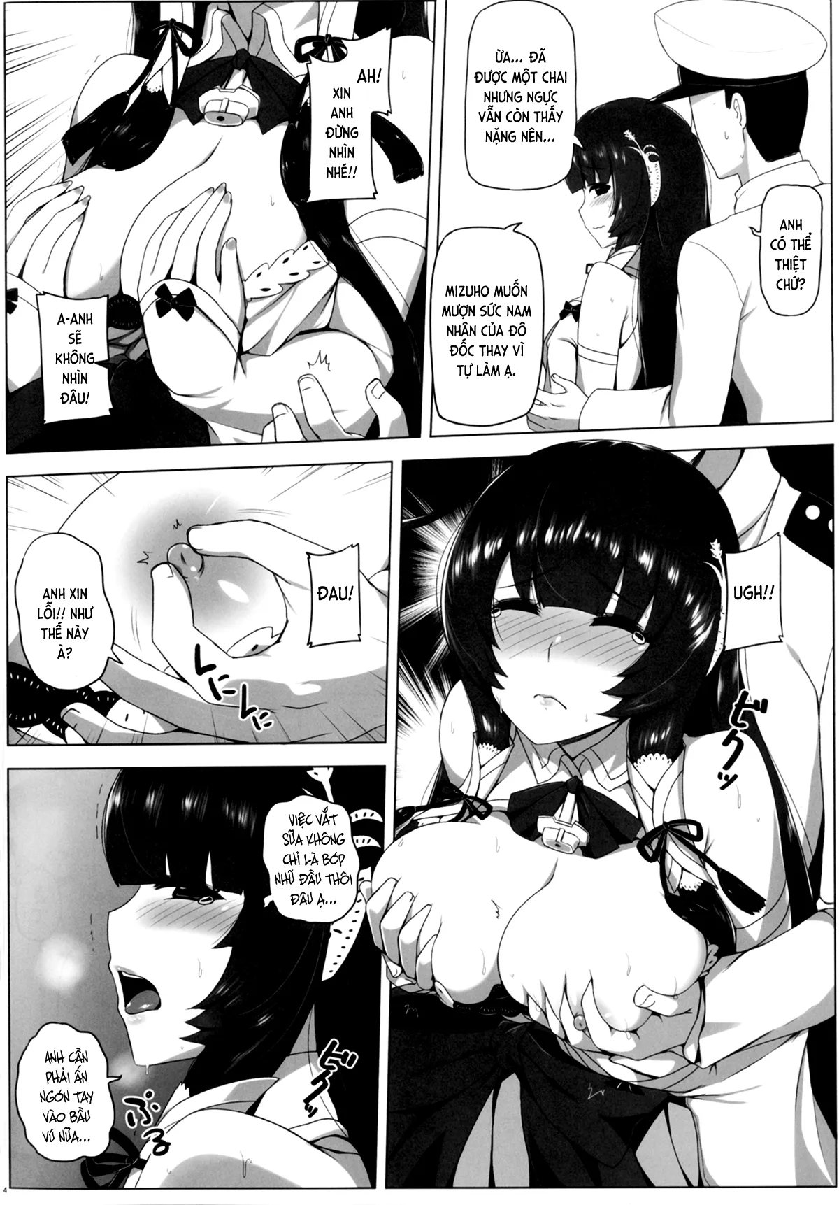 HentaiVN.net - Ảnh 6 - Mizuho Tình và Nhũ (KanColle) [瑞穂恋乳 (艦隊これくしょん -艦これ-); Mizuho Rennyuu (Kantai Collection -KanColle-)] - Chap 1