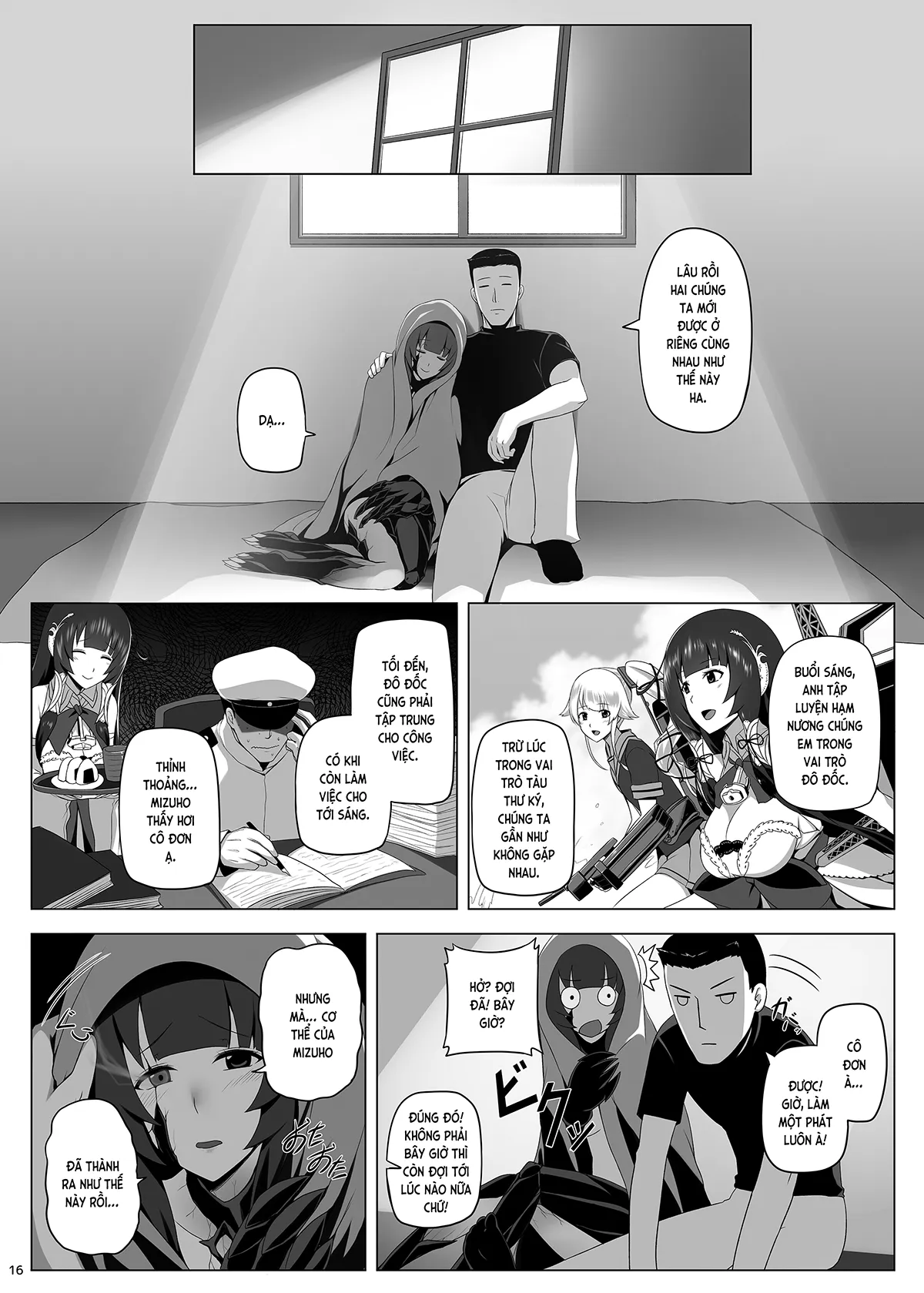 HentaiVN.net - Ảnh 18 - Mizuho Tình và Nhũ (KanColle) [瑞穂恋乳 (艦隊これくしょん -艦これ-); Mizuho Rennyuu (Kantai Collection -KanColle-)] - Chap 3