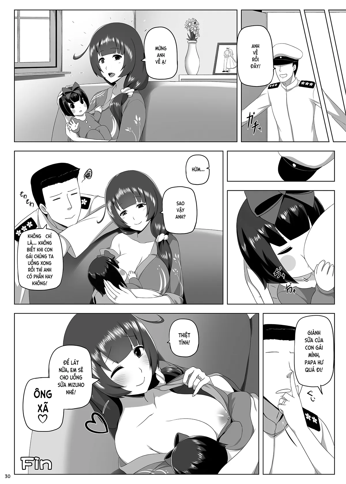 HentaiVN.net - Ảnh 32 - Mizuho Tình và Nhũ (KanColle) [瑞穂恋乳 (艦隊これくしょん -艦これ-); Mizuho Rennyuu (Kantai Collection -KanColle-)] - Chap 3
