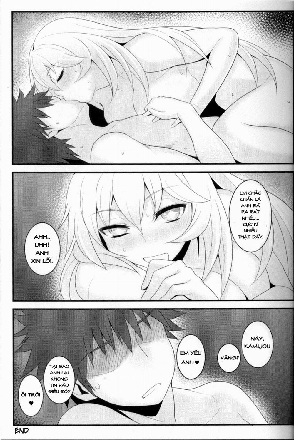 HentaiVN.net - Ảnh 19 - Tatoeba Shokuhou-san ga Kamijou-san to Chucchu Shitari Suru Sonna Sekai ga Moshi Aru tosureba (Toaru Majutsu no Index) - Chap 1