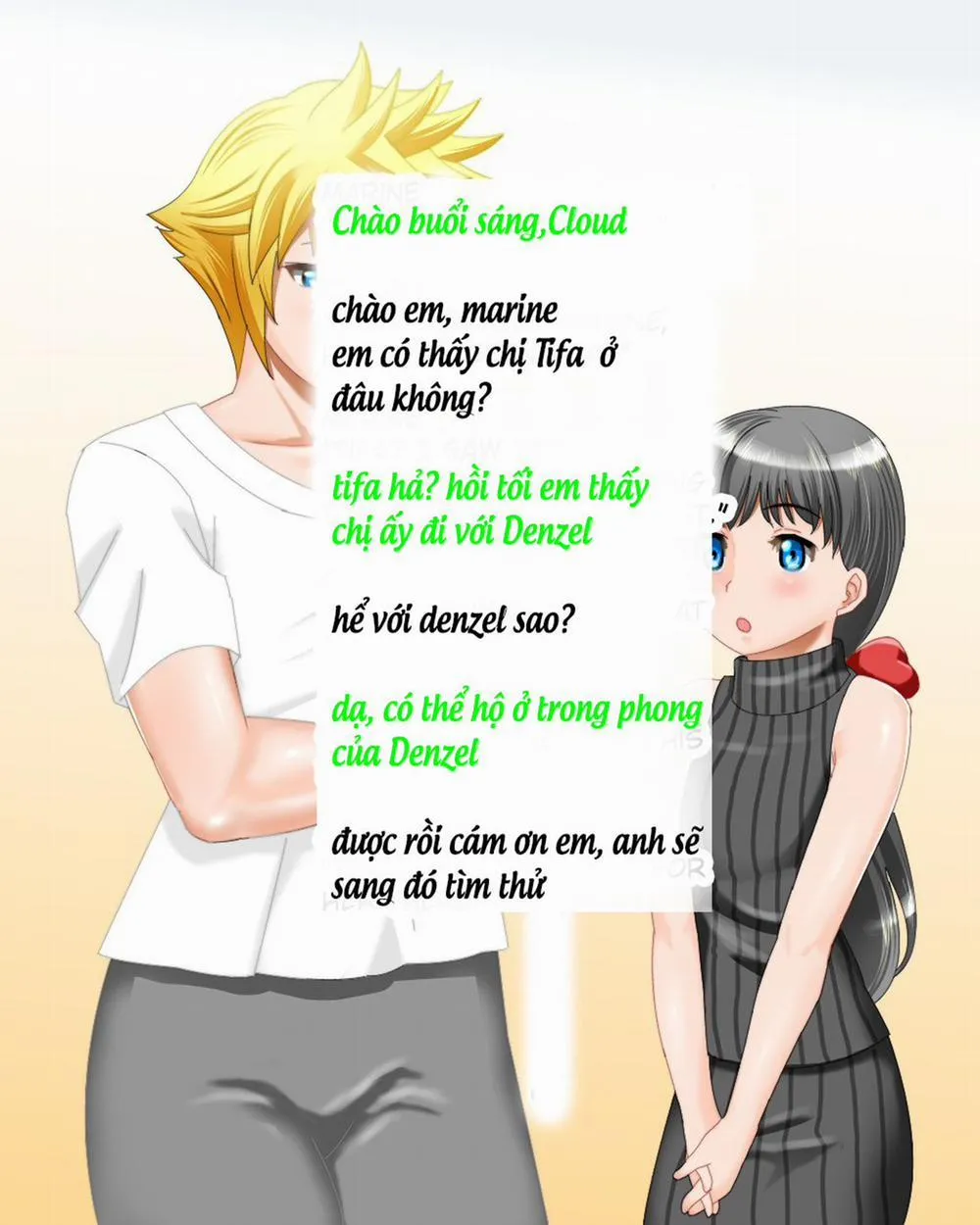 HentaiVN.net - Ảnh 30 - Tifa To Denzel 2 (Final Fantasy VII) - Chap 1