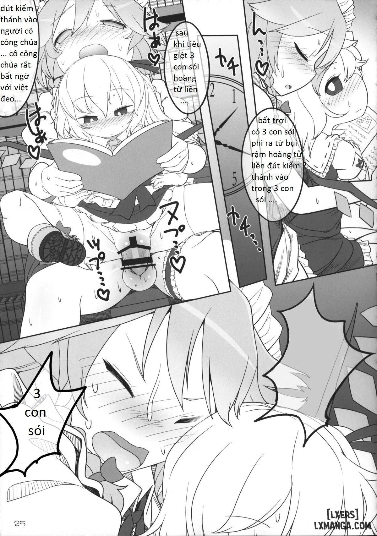 HentaiVN.net - Ảnh 23 - SakuFla (Touhou Project) [hầu gái chị em gái của chủ nhân] - Chap 1