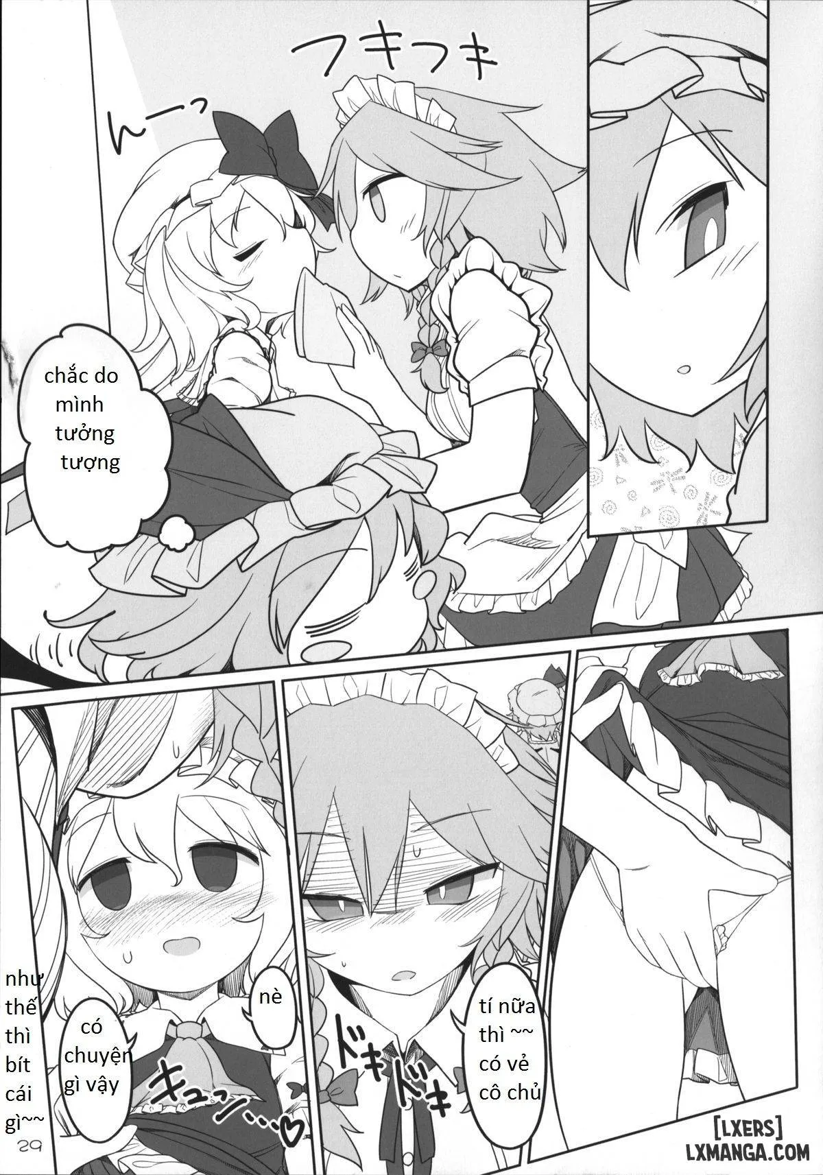 HentaiVN.net - Ảnh 26 - SakuFla (Touhou Project) [hầu gái chị em gái của chủ nhân] - Chap 1
