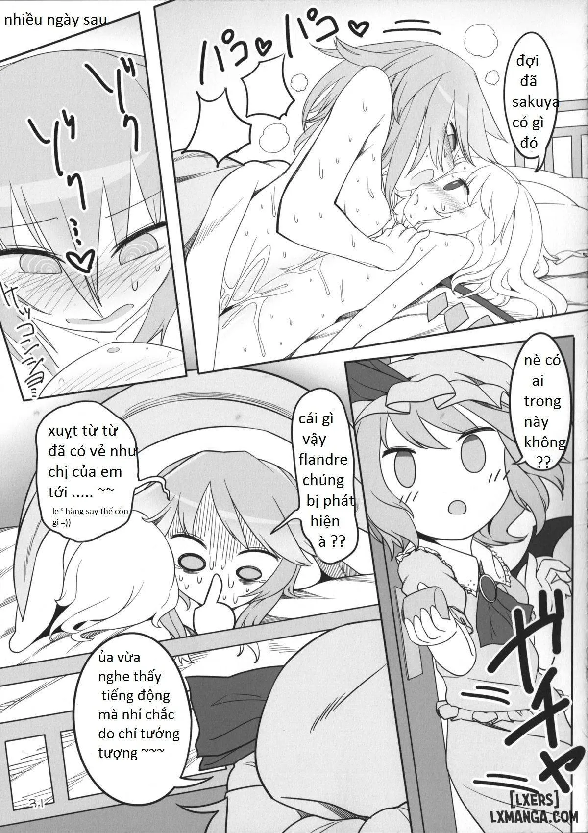 HentaiVN.net - Ảnh 28 - SakuFla (Touhou Project) [hầu gái chị em gái của chủ nhân] - Chap 1