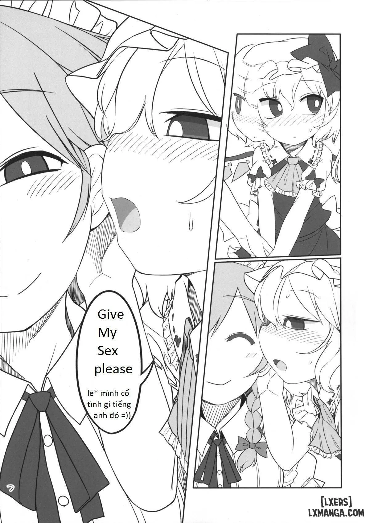 HentaiVN.net - Ảnh 4 - SakuFla (Touhou Project) [hầu gái chị em gái của chủ nhân] - Chap 1