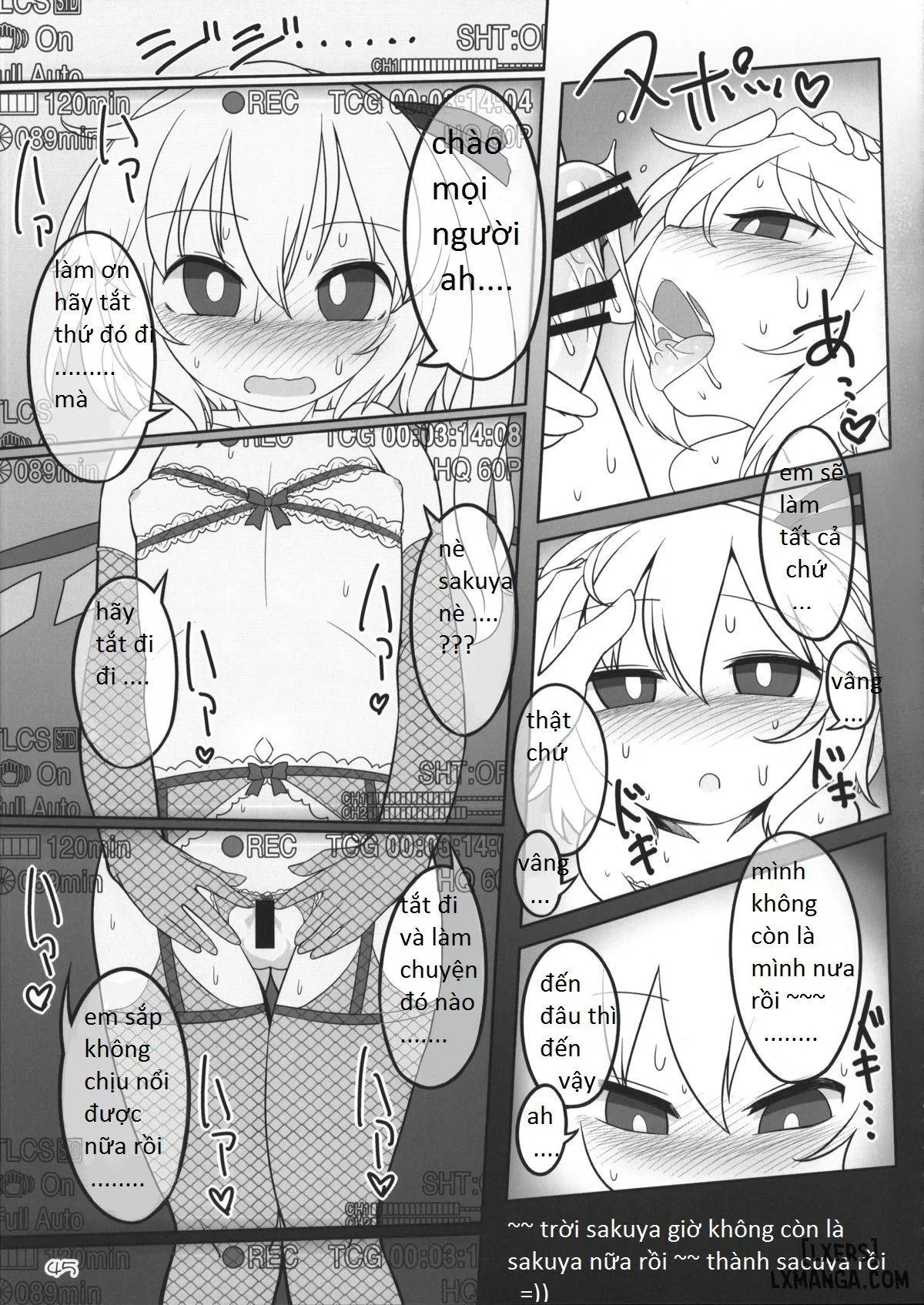 HentaiVN.net - Ảnh 42 - SakuFla (Touhou Project) [hầu gái chị em gái của chủ nhân] - Chap 1