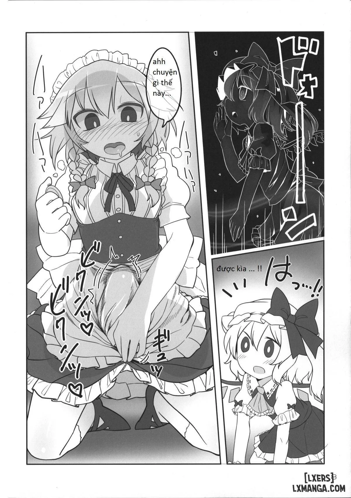 HentaiVN.net - Ảnh 5 - SakuFla (Touhou Project) [hầu gái chị em gái của chủ nhân] - Chap 1