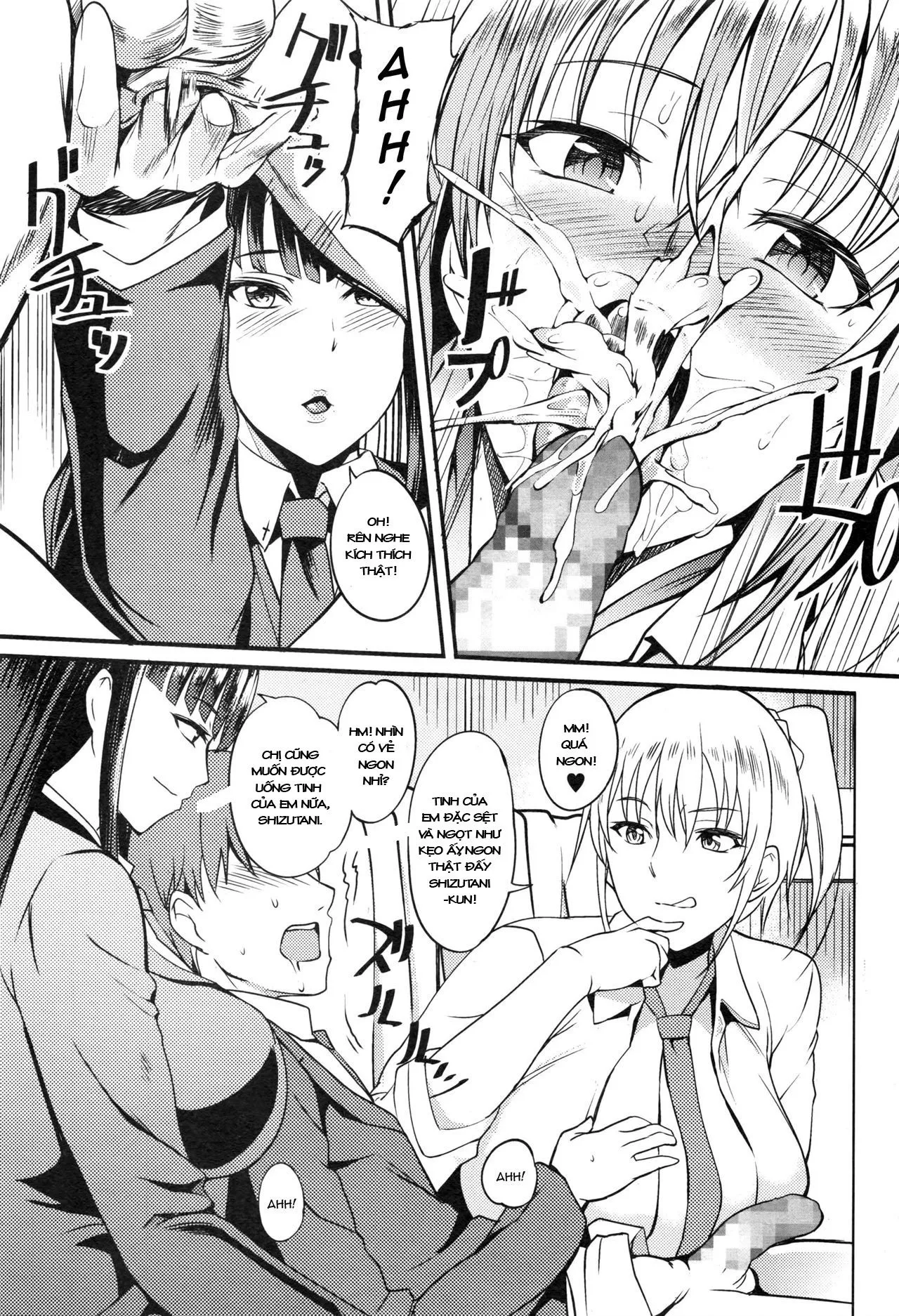 HentaiVN.net - Ảnh 10 - Senpai huấn luyện [Okashi no Ato wa] - Chap 1