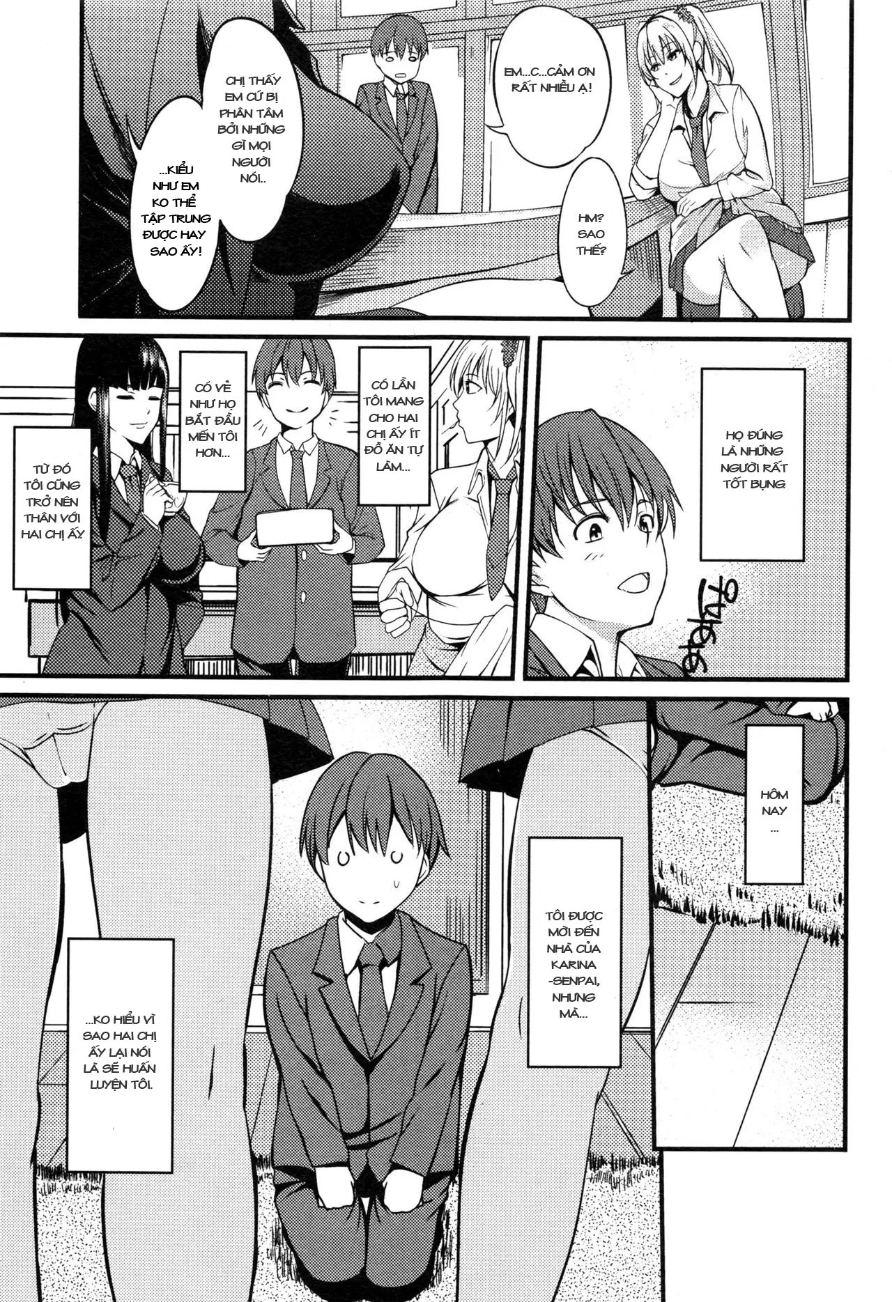 HentaiVN.net - Ảnh 4 - Senpai huấn luyện [Okashi no Ato wa] - Chap 1