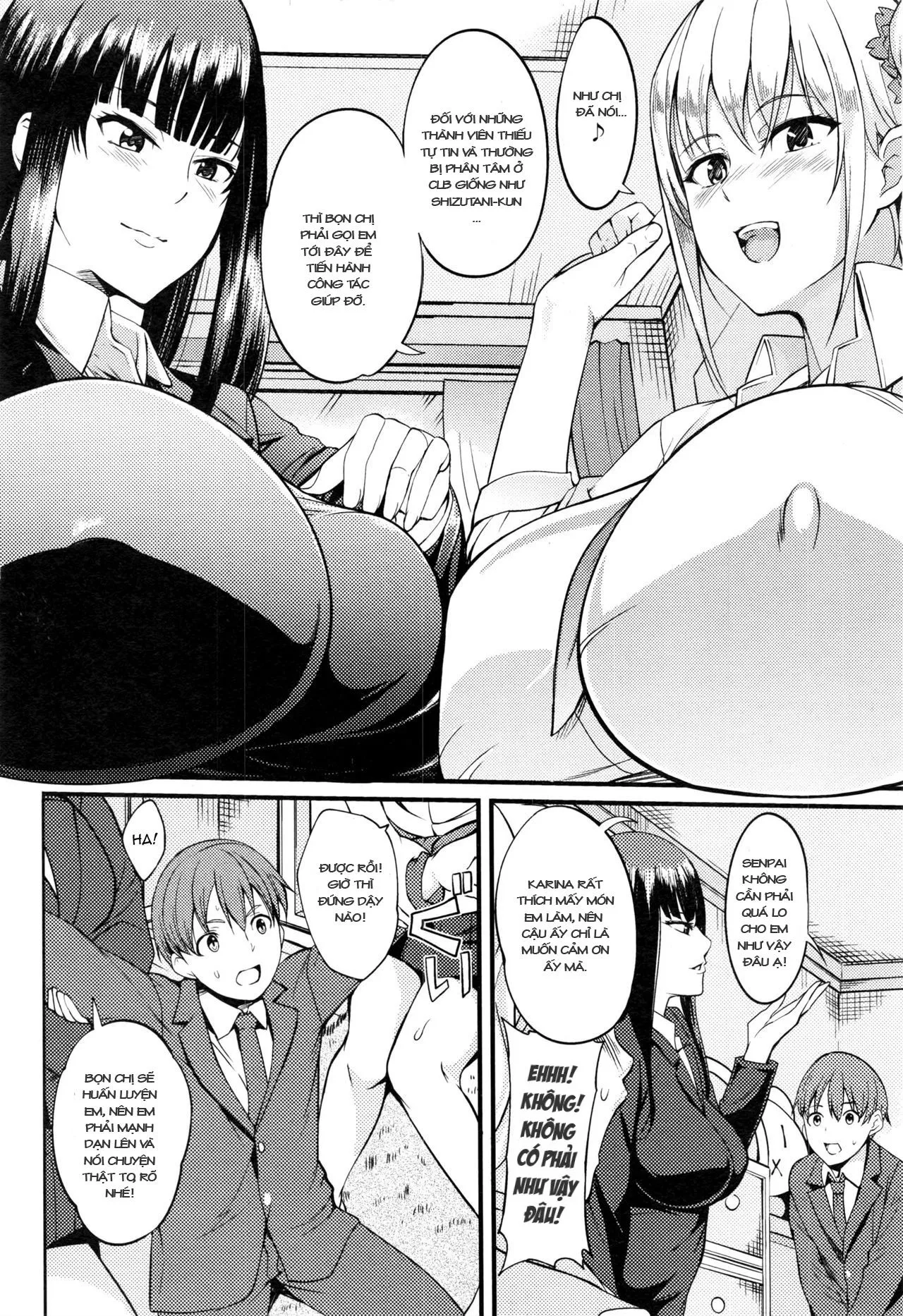 HentaiVN.net - Ảnh 5 - Senpai huấn luyện [Okashi no Ato wa] - Chap 1
