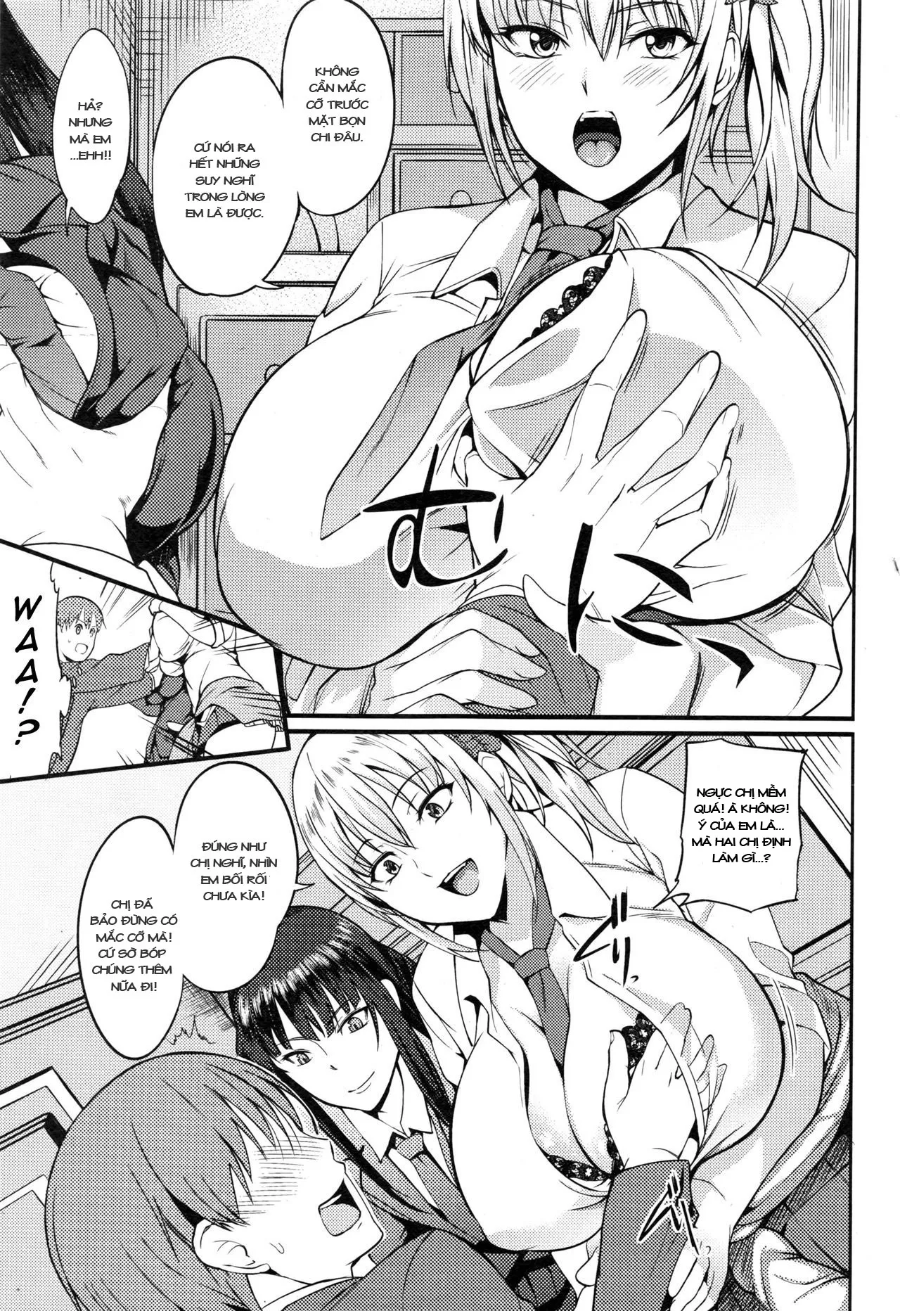 HentaiVN.net - Ảnh 6 - Senpai huấn luyện [Okashi no Ato wa] - Chap 1
