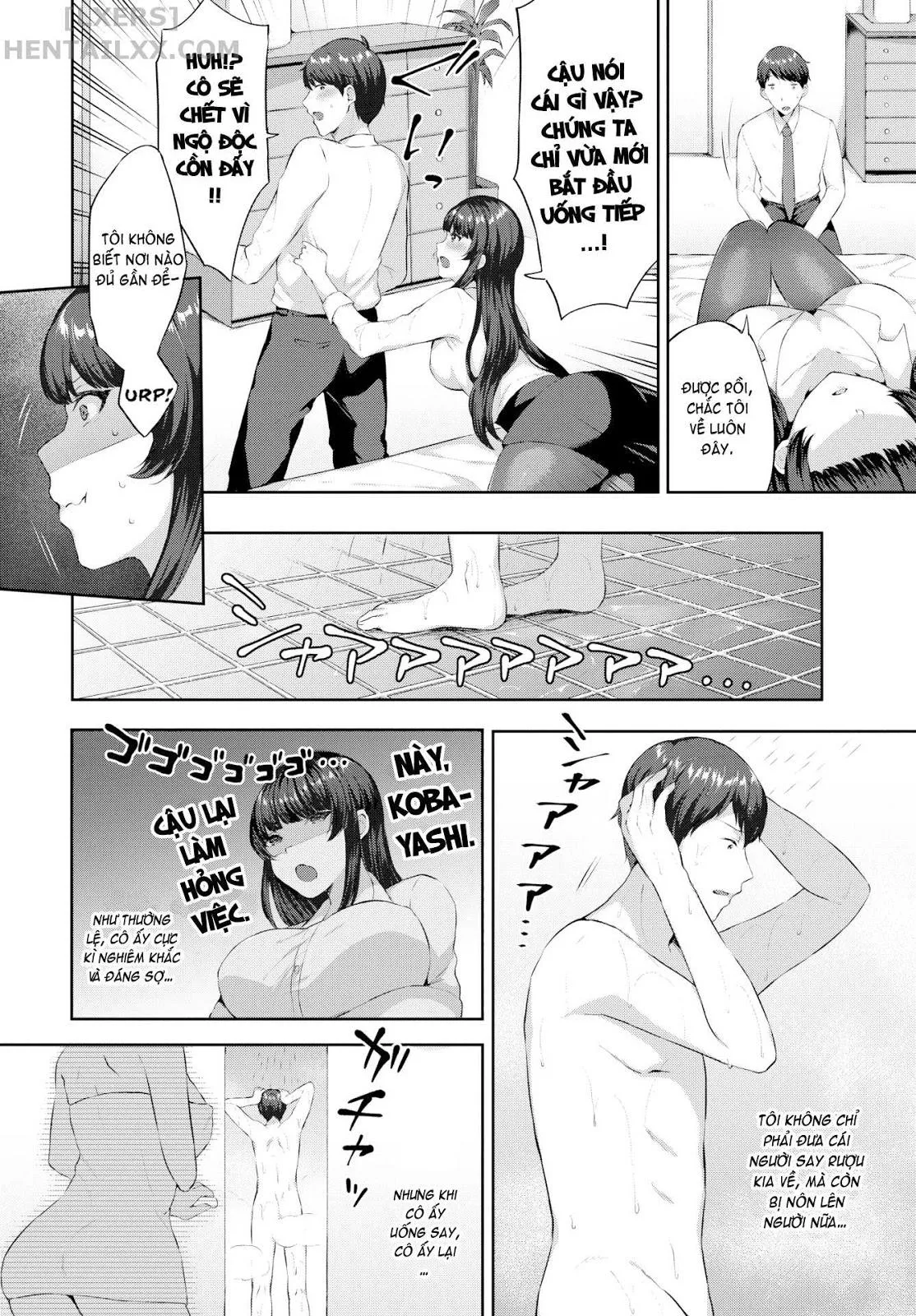 HentaiVN.net - Ảnh 6 - Bà sếp say xỉn [Drunken ❤ Boss] - Chap 1