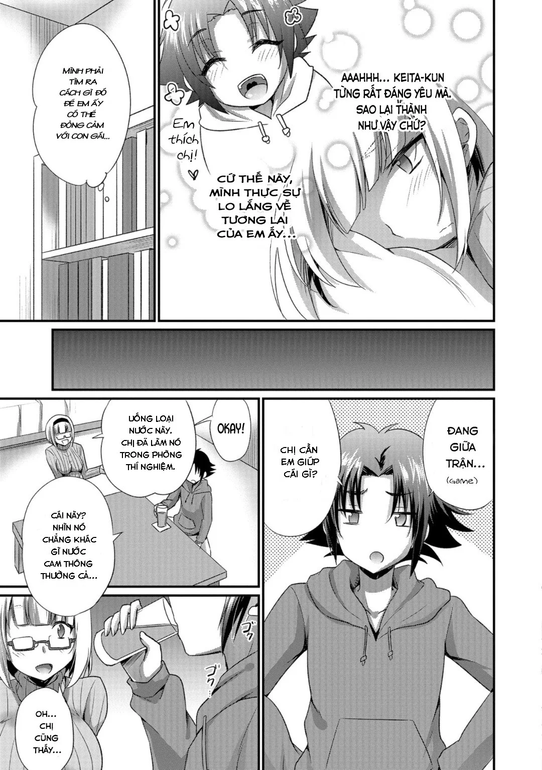 HentaiVN.net - Ảnh 4 - Kawaii Watashi no Jikkentai [My Cute Lab Rat] - Chap 1