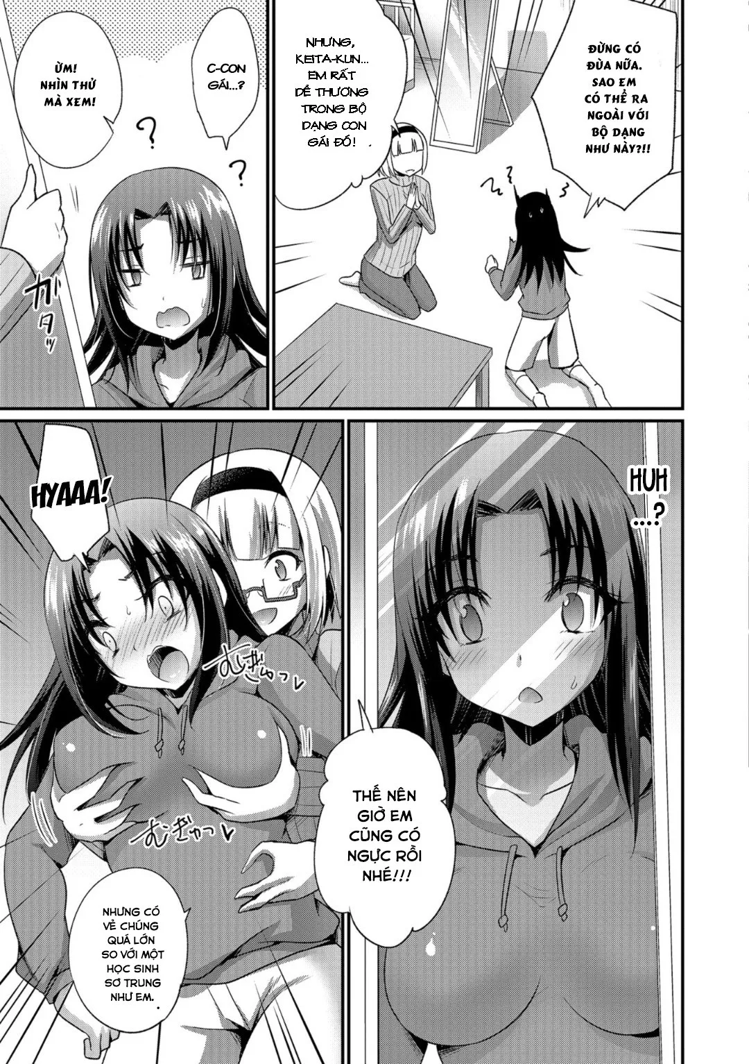 HentaiVN.net - Ảnh 6 - Kawaii Watashi no Jikkentai [My Cute Lab Rat] - Chap 1