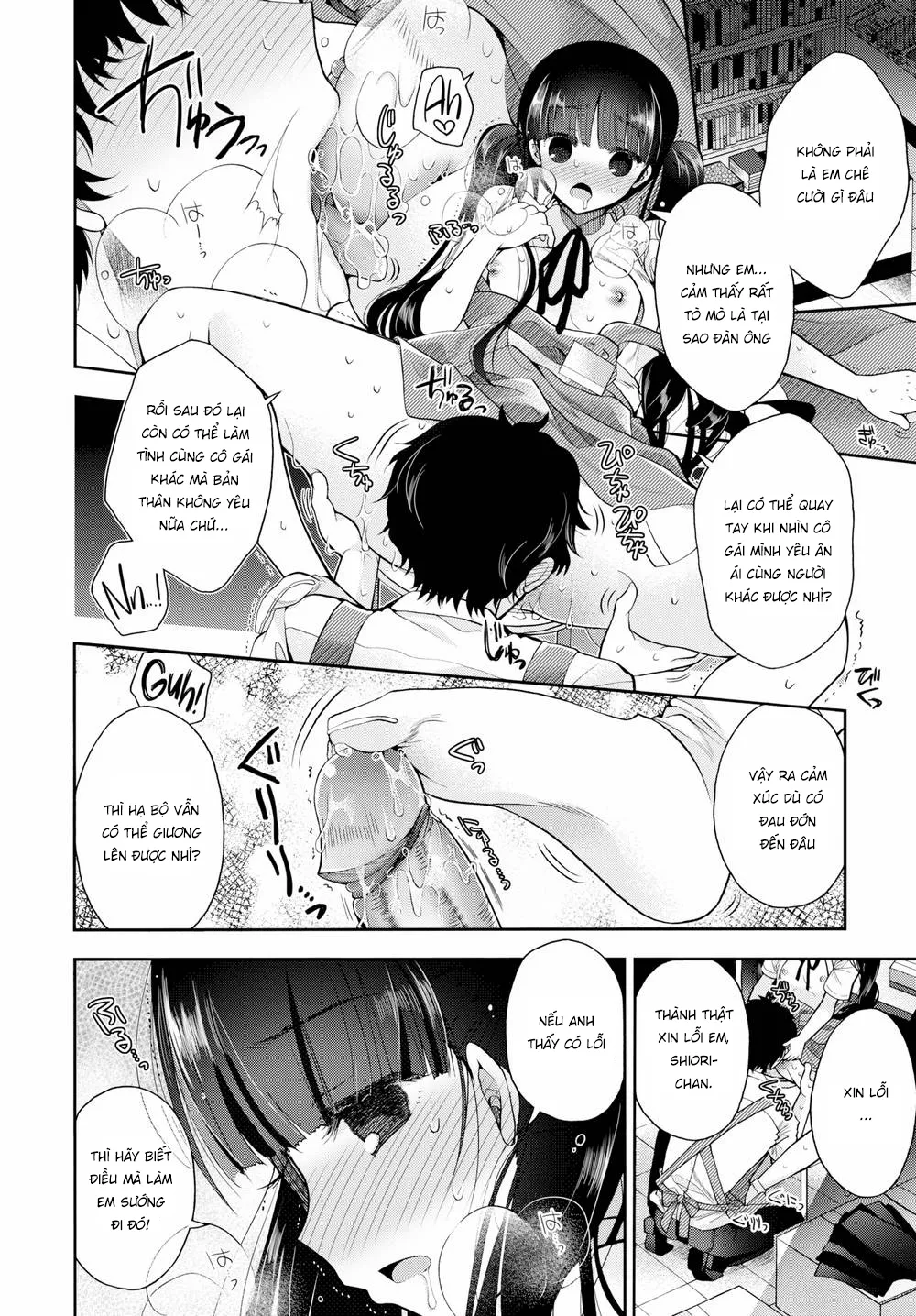 HentaiVN.net - Ảnh 8 - Tình yêu ngang trái tại hiệu sách [Unrequited Bookstore] - Chap 1