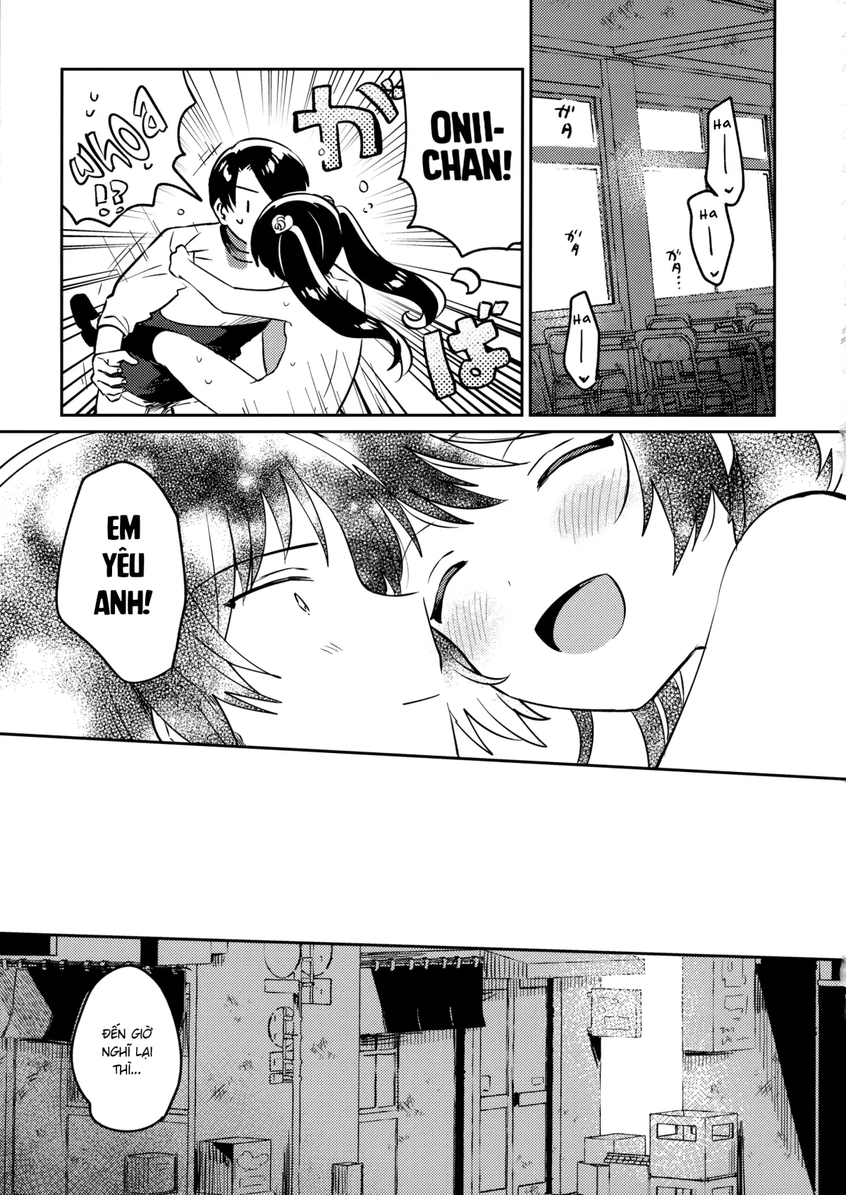HentaiVN.net - Ảnh 22 - Imouto to Lockdown √heaven [妹とロックダウン√heaven] - Chap 1
