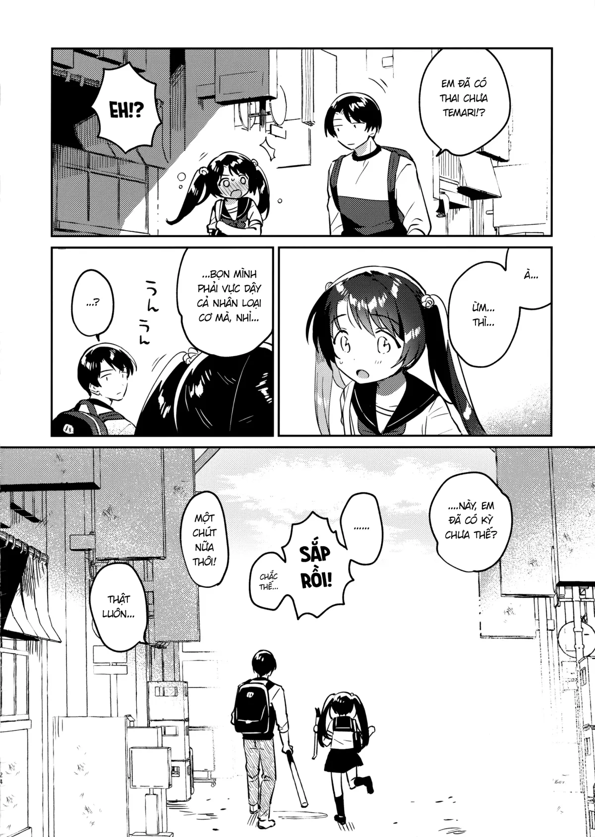 HentaiVN.net - Ảnh 23 - Imouto to Lockdown √heaven [妹とロックダウン√heaven] - Chap 1