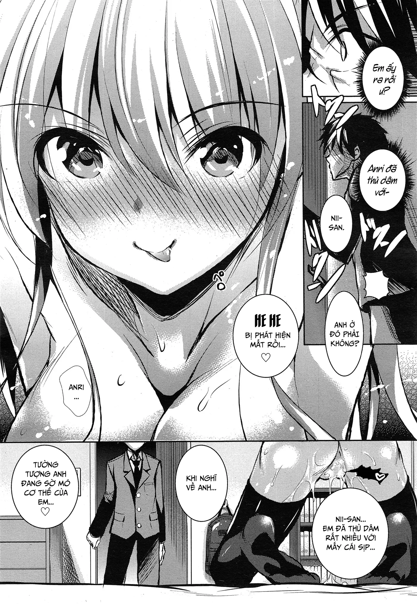 HentaiVN.net - Ảnh 12 - Em Gái Ngọt Ngào [甘妹; Ama Imouto] - Chap 1