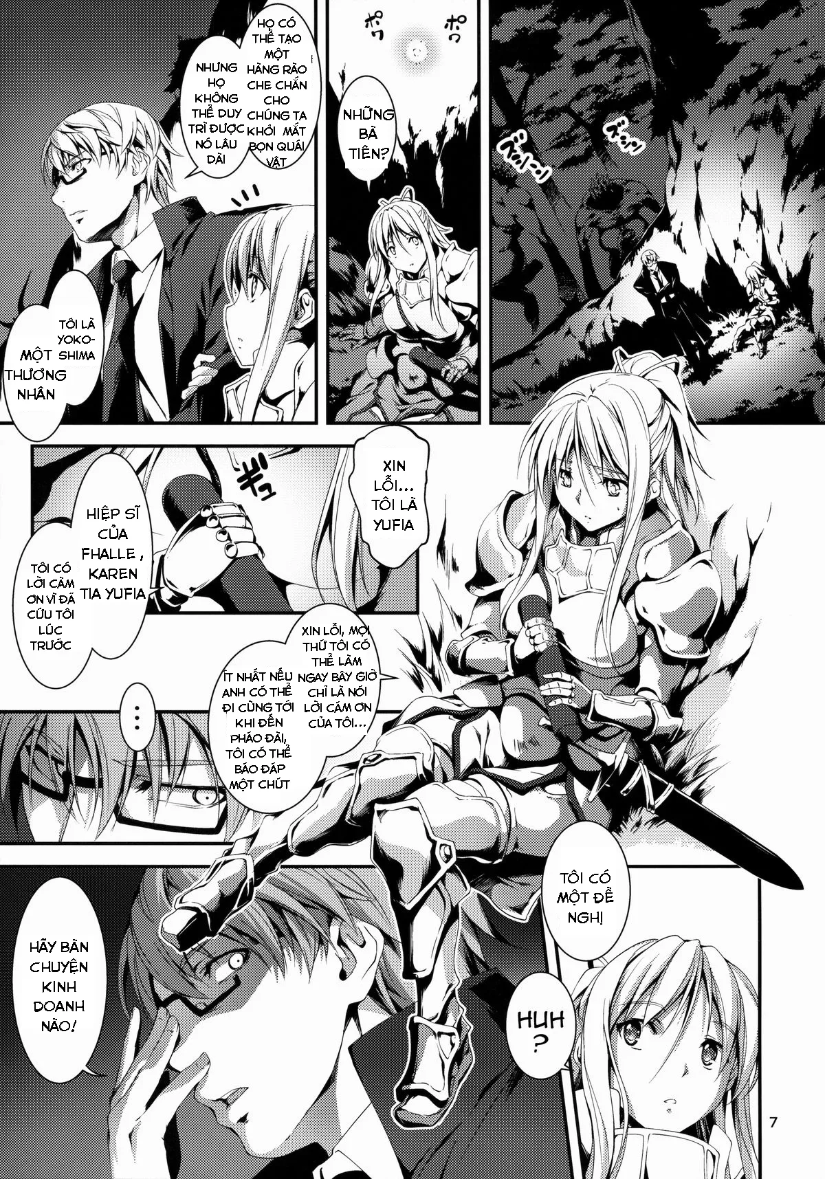 HentaiVN.net - Ảnh 8 - Kuro no Ryman [The Salary Man In Black] - Chap 1