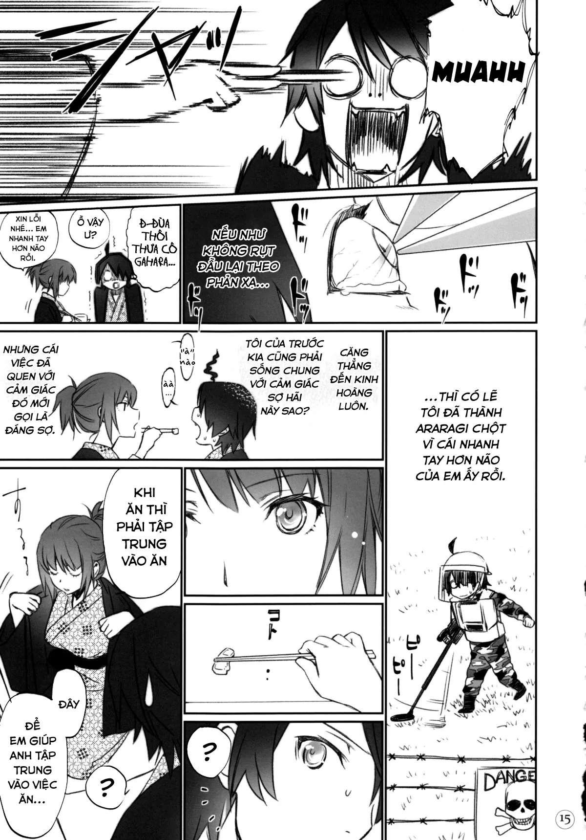 HentaiVN.net - Ảnh 14 - Hitagi family (Bakemonogatari) - Chap 1