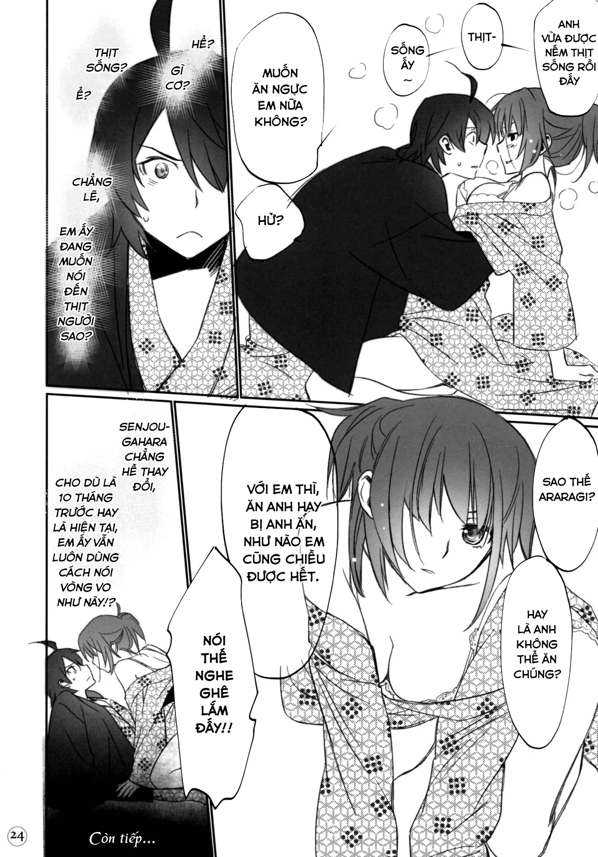 HentaiVN.net - Ảnh 23 - Hitagi family (Bakemonogatari) - Chap 1