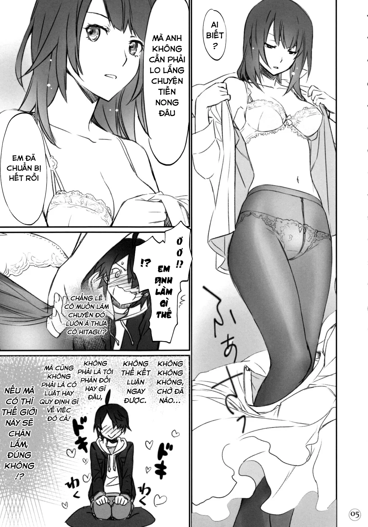 HentaiVN.net - Ảnh 4 - Hitagi family (Bakemonogatari) - Chap 1
