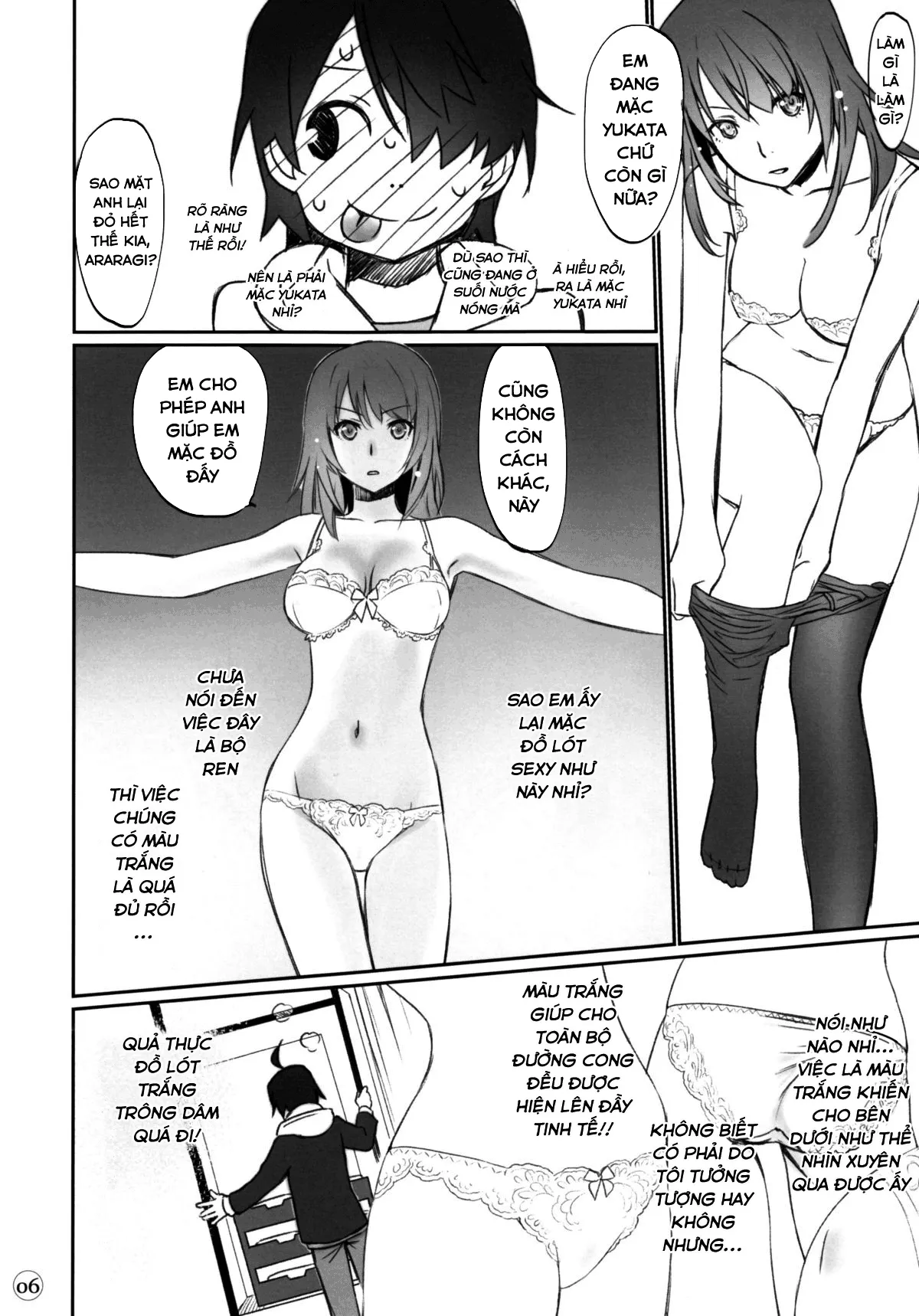 HentaiVN.net - Ảnh 5 - Hitagi family (Bakemonogatari) - Chap 1