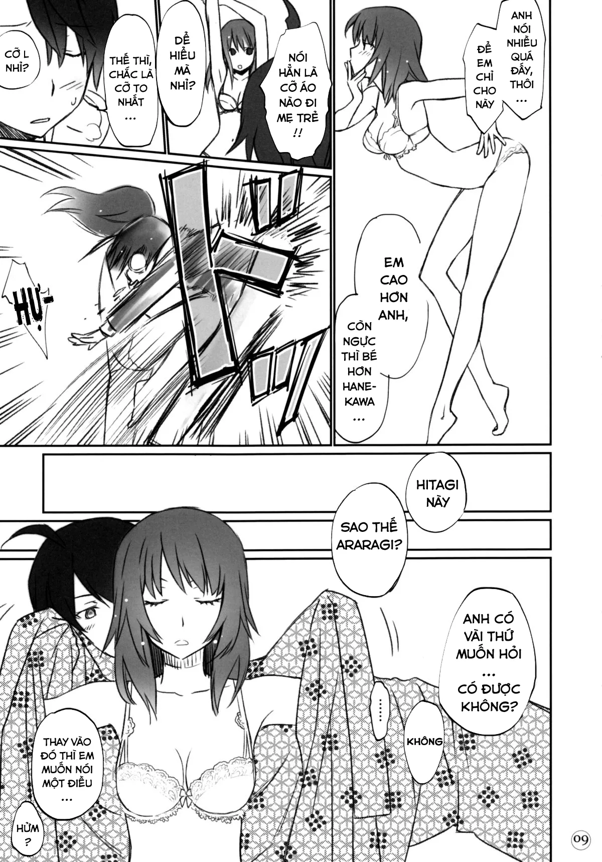 HentaiVN.net - Ảnh 8 - Hitagi family (Bakemonogatari) - Chap 1