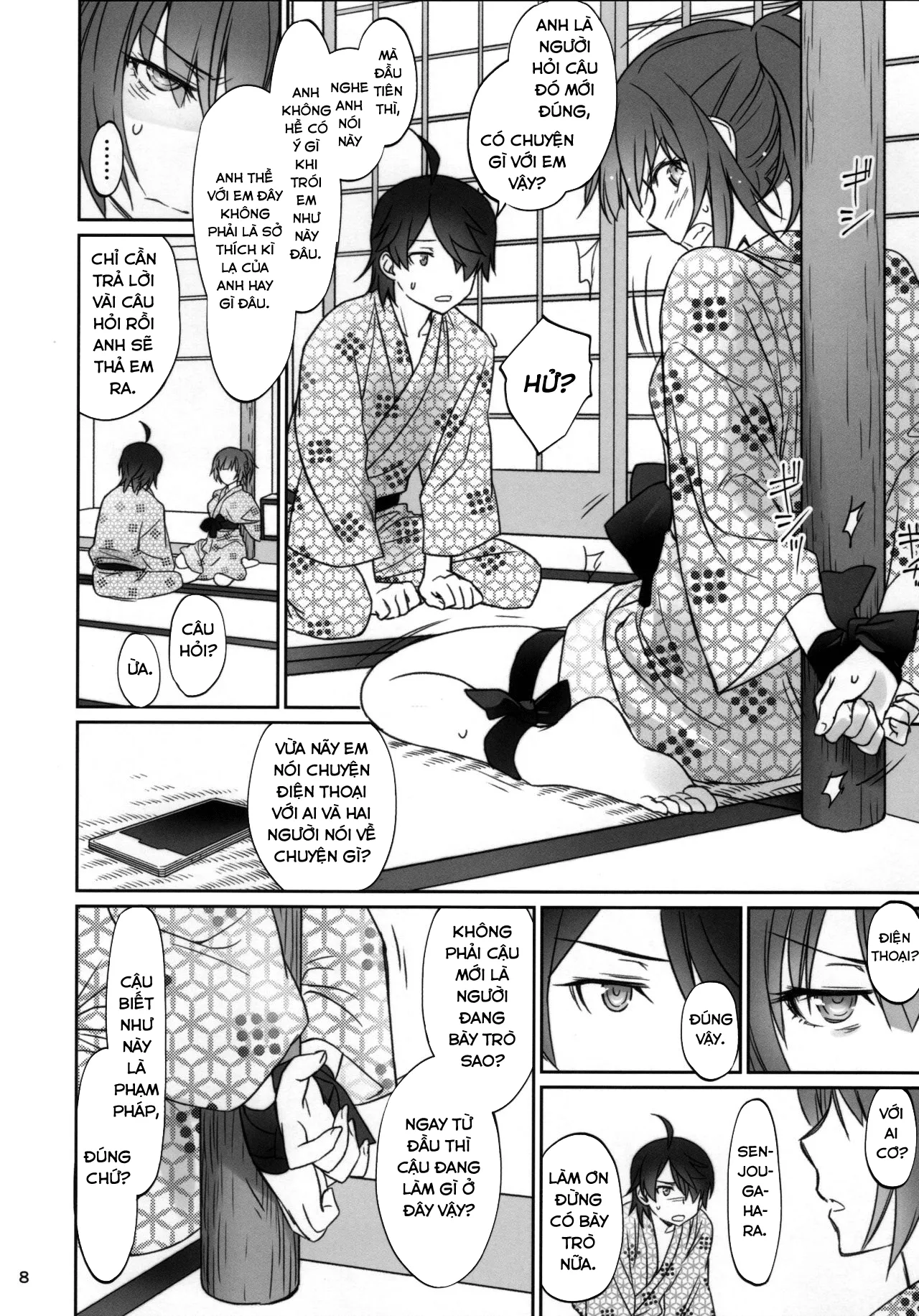 HentaiVN.net - Ảnh 7 - Hitagi family (Bakemonogatari) - Chap 3