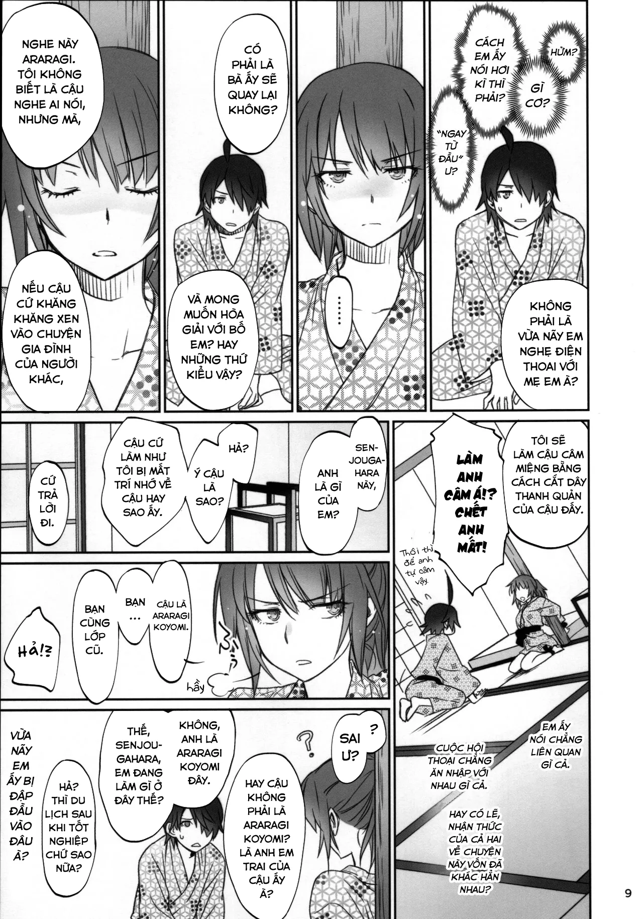 HentaiVN.net - Ảnh 8 - Hitagi family (Bakemonogatari) - Chap 3