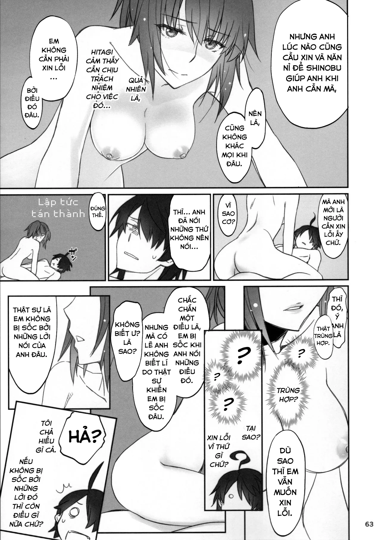 HentaiVN.net - Ảnh 14 - Hitagi family (Bakemonogatari) - Chap 5