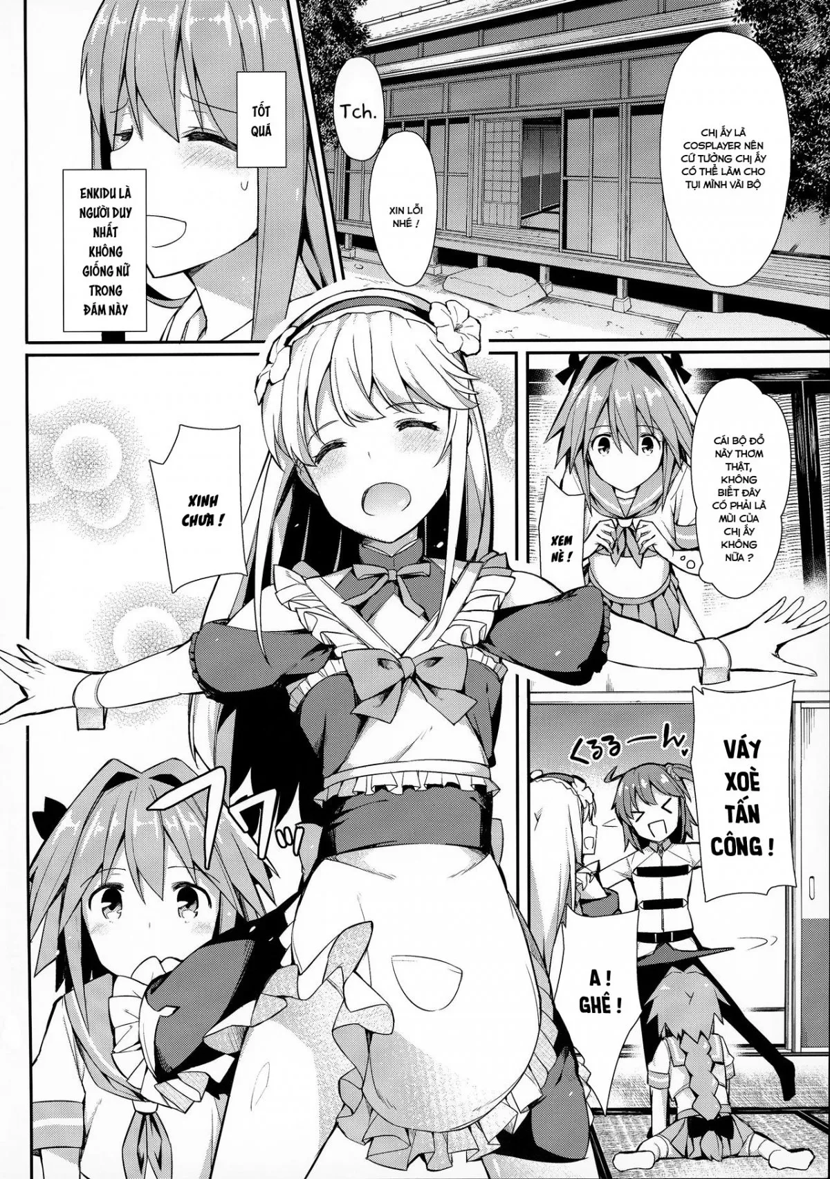 HentaiVN.net - Ảnh 3 - TakuCos Tokuiten Rankou Bokki Sekai Agartha (Fate/Grand Order) [At-Home Cosplay Singularity Boner Sex World Agartha] - Chap 1