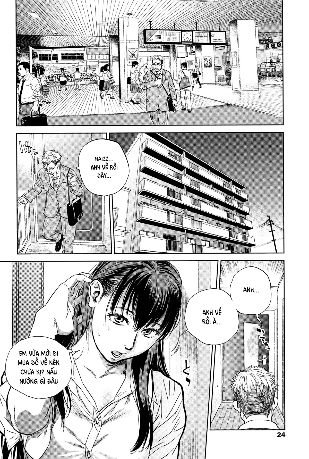 HentaiVN.net - Ảnh 5 - Kính trọng [Adoration] - Chap 1