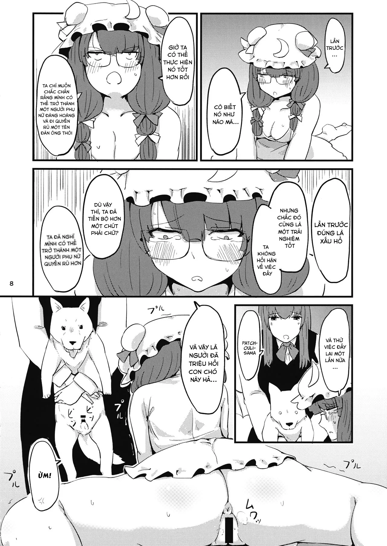 HentaiVN.net - Ảnh 10 - Zannen Patchouli no Ukkari Shoukanjutsu 2 - Chap 1