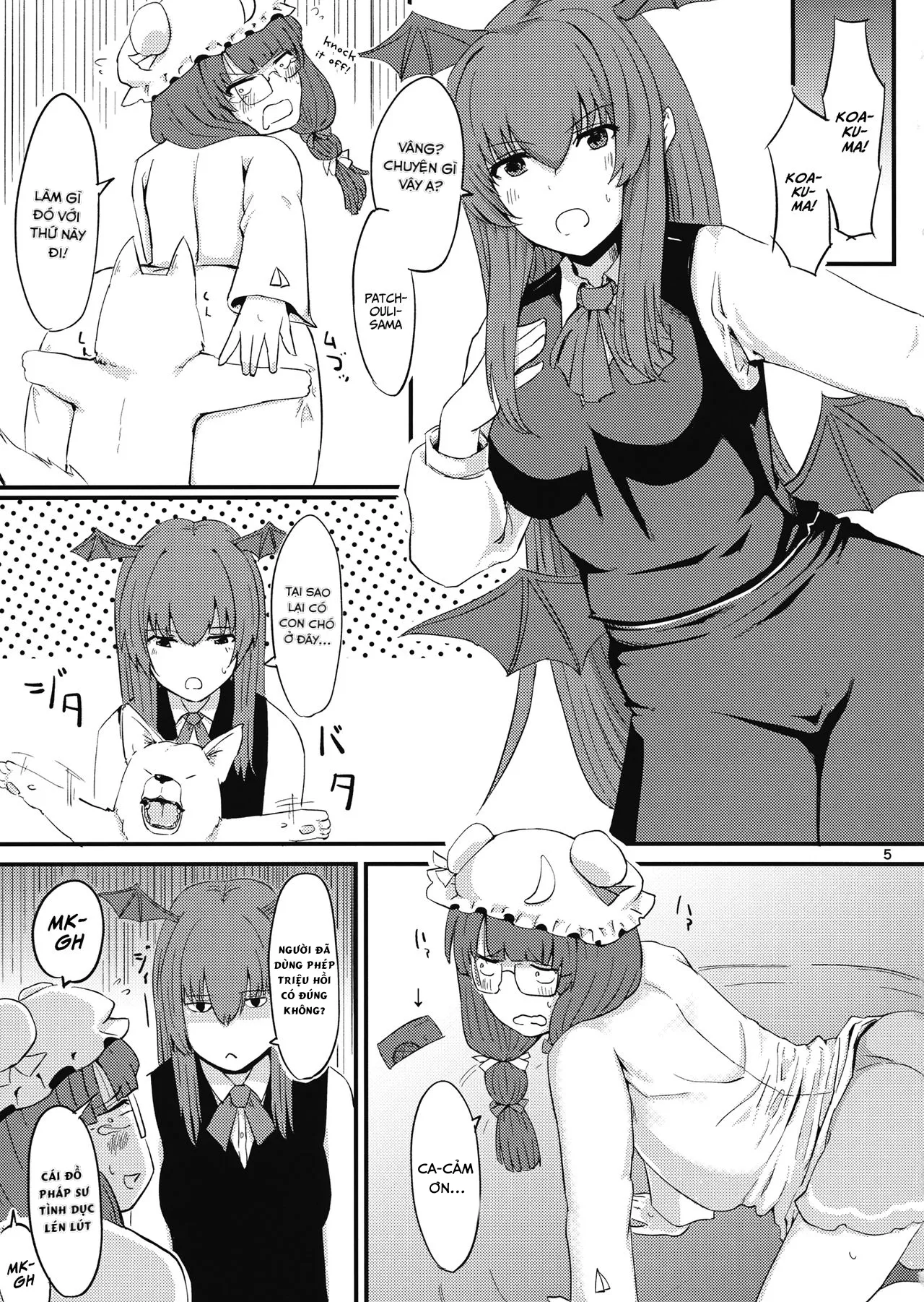 HentaiVN.net - Ảnh 7 - Zannen Patchouli no Ukkari Shoukanjutsu 2 - Chap 1