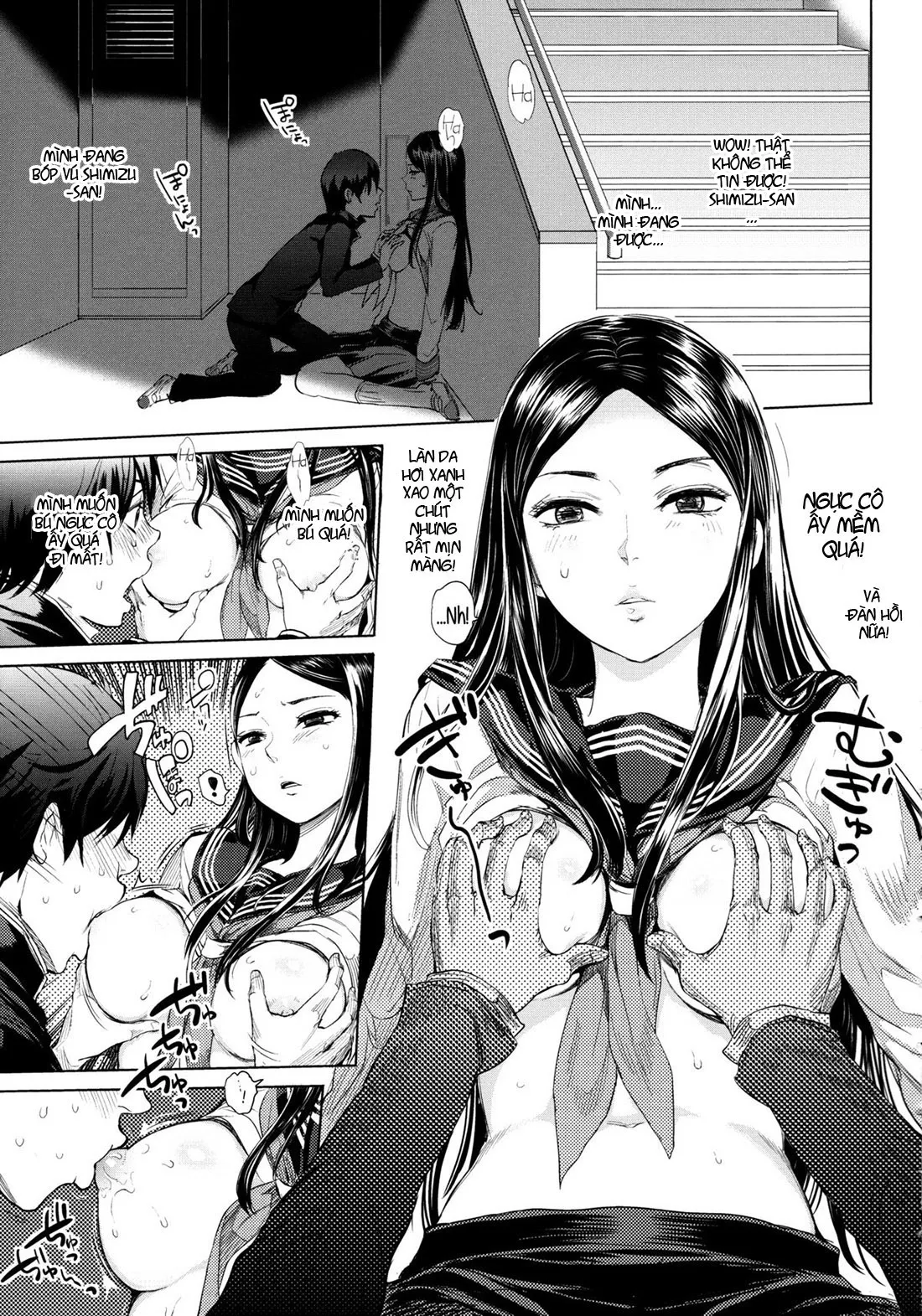 HentaiVN.net - Ảnh 16 - Đi tìm sự thật [Cô gái dâm đãng bàn bên cạnh; The Whore Beside Me] - Chap 1