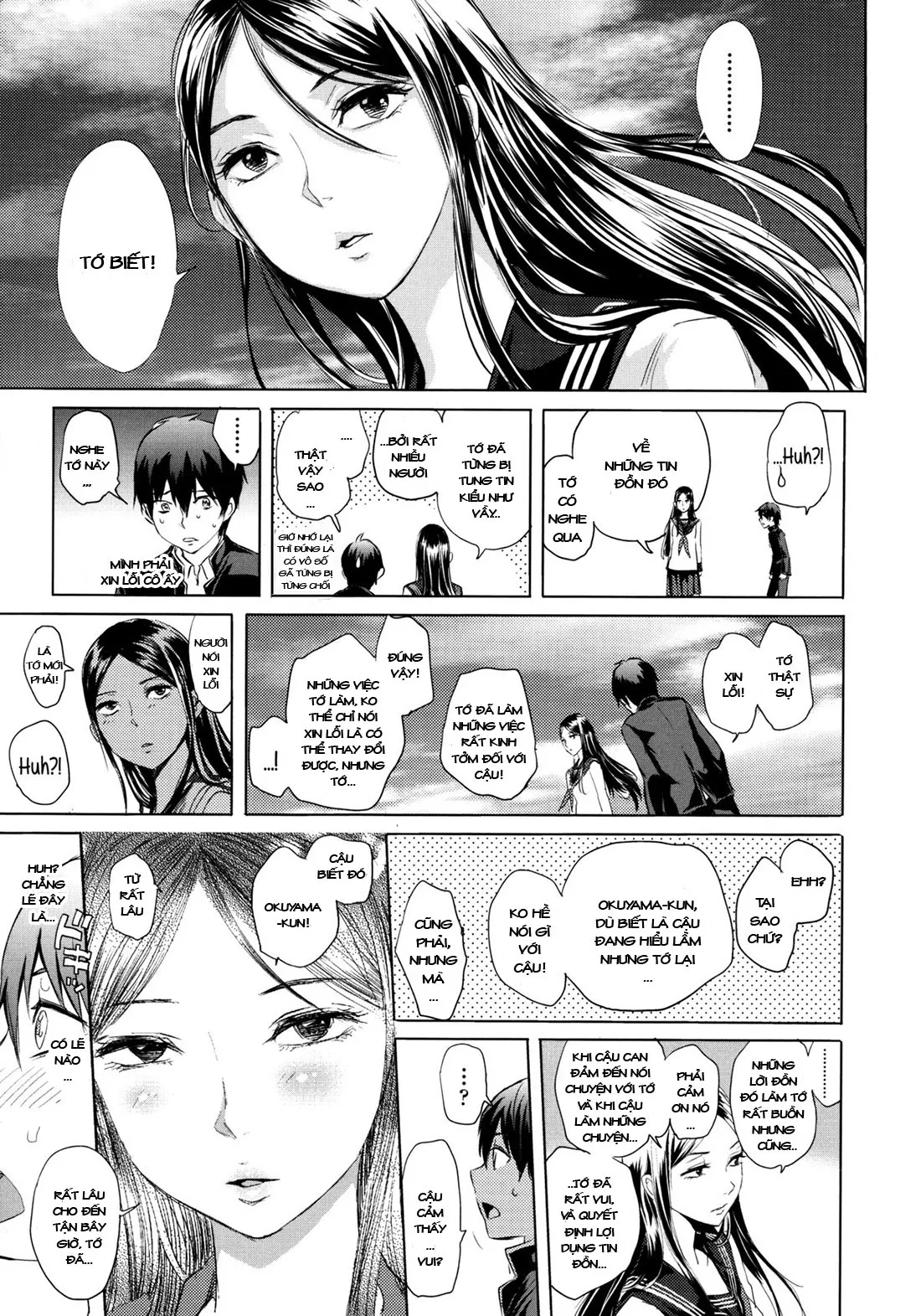 HentaiVN.net - Ảnh 26 - Đi tìm sự thật [Cô gái dâm đãng bàn bên cạnh; The Whore Beside Me] - Chap 1