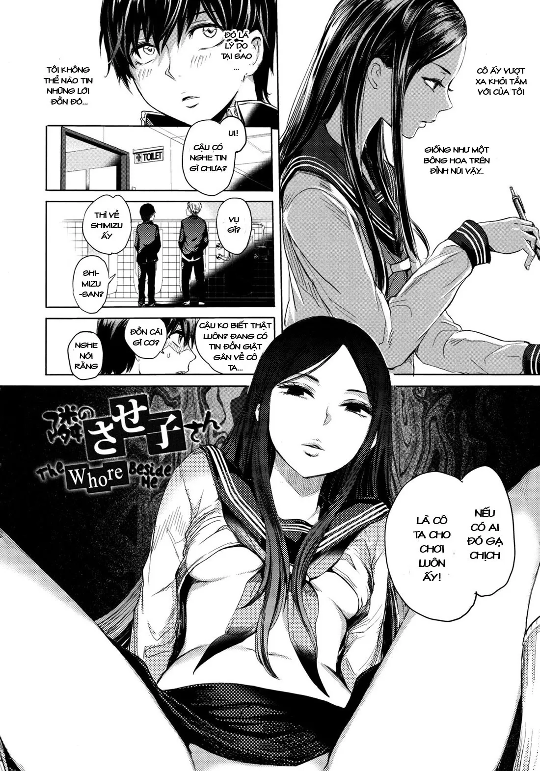 HentaiVN.net - Ảnh 3 - Đi tìm sự thật [Cô gái dâm đãng bàn bên cạnh; The Whore Beside Me] - Chap 1