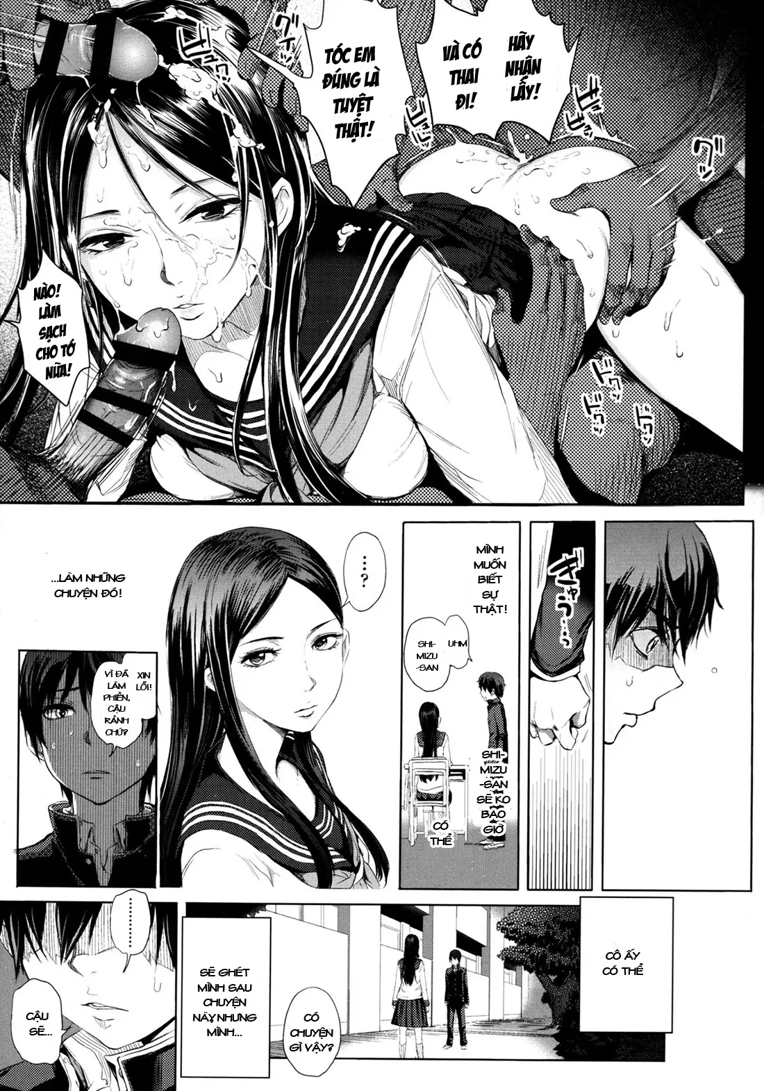 HentaiVN.net - Ảnh 6 - Đi tìm sự thật [Cô gái dâm đãng bàn bên cạnh; The Whore Beside Me] - Chap 1