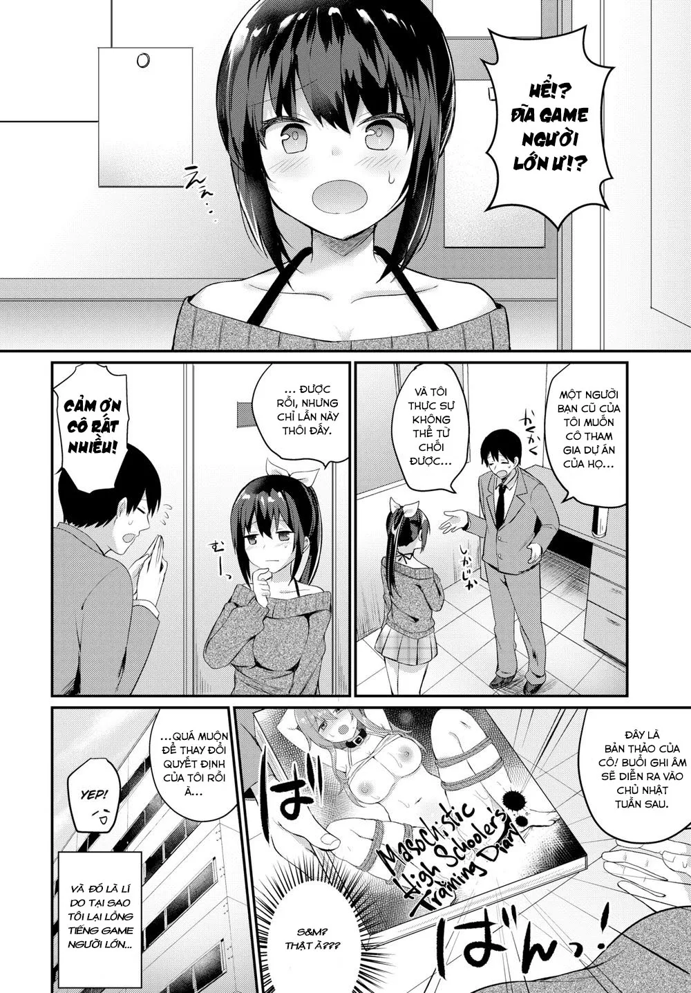 HentaiVN.net - Ảnh 5 - Bạn gái tôi là diễn viên lông tiếng Eroge [Violation Play] - Chap 1