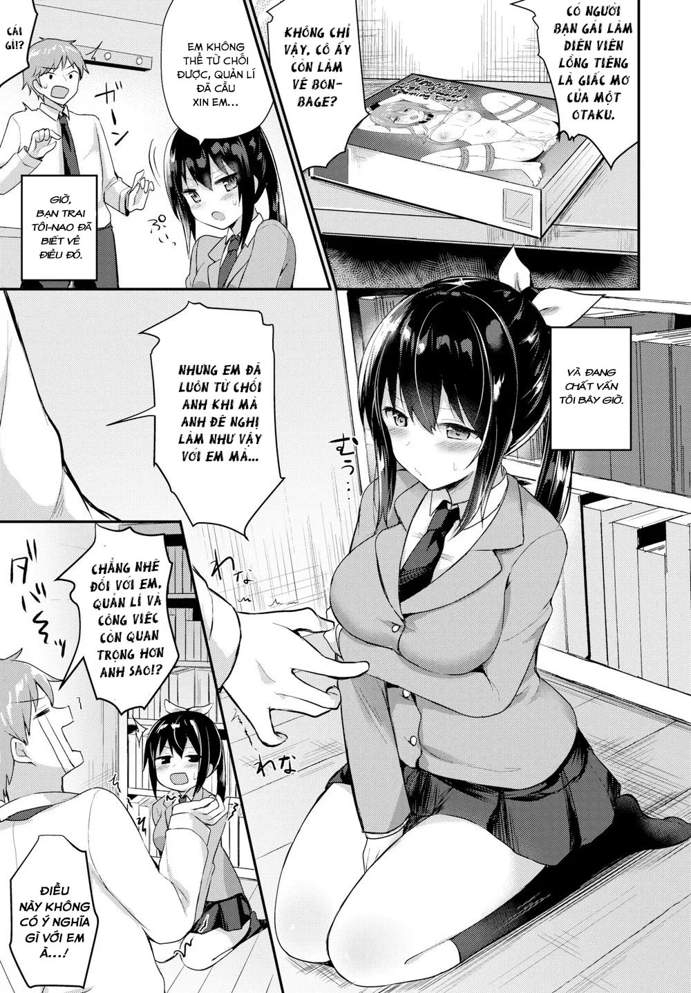 HentaiVN.net - Ảnh 6 - Bạn gái tôi là diễn viên lông tiếng Eroge [Violation Play] - Chap 1
