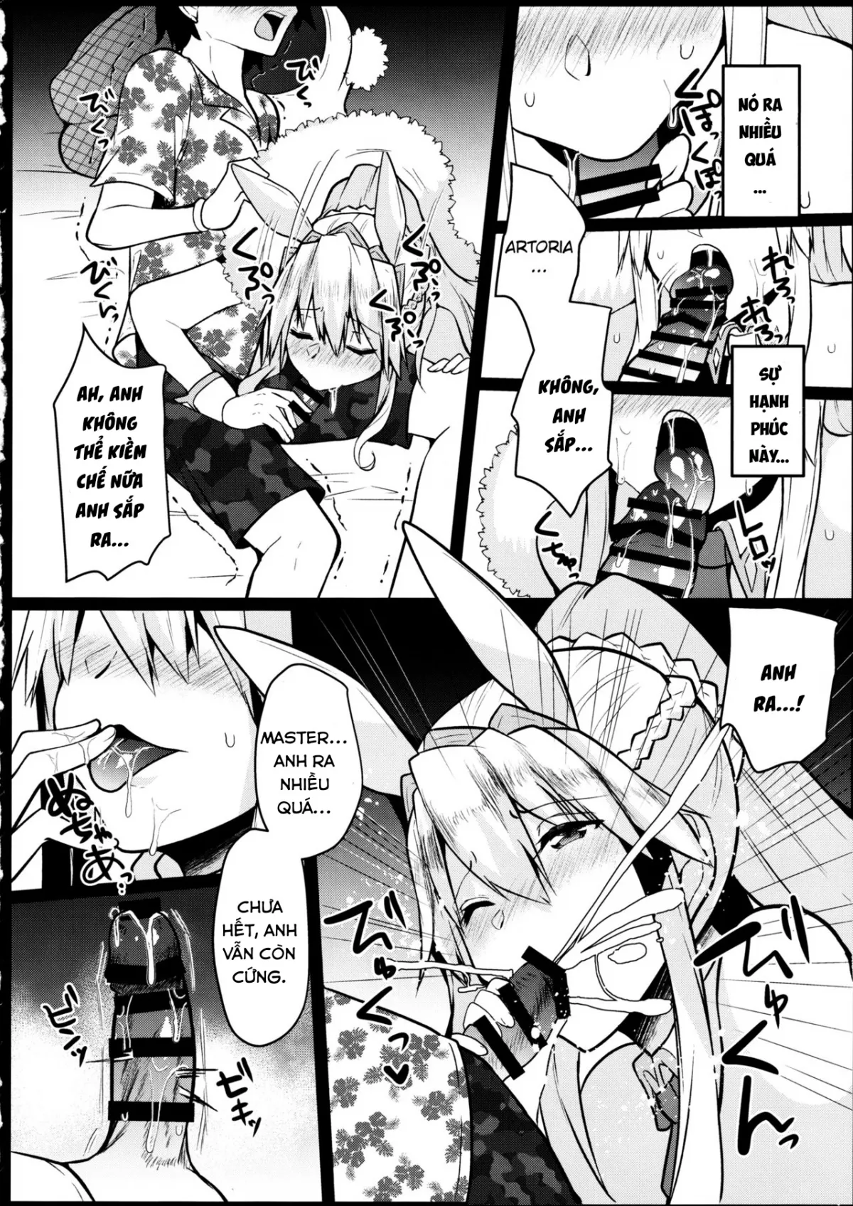 HentaiVN.net - Ảnh 11 - Artoria Bunny rất hạnh phúc khi bên cạnh Master. [Bunny ni Natta Artoria wa Seiyoku ga Sugoi (Fate/Grand Order); バニーになったアルトリアは性欲がすごい] - Chap 1