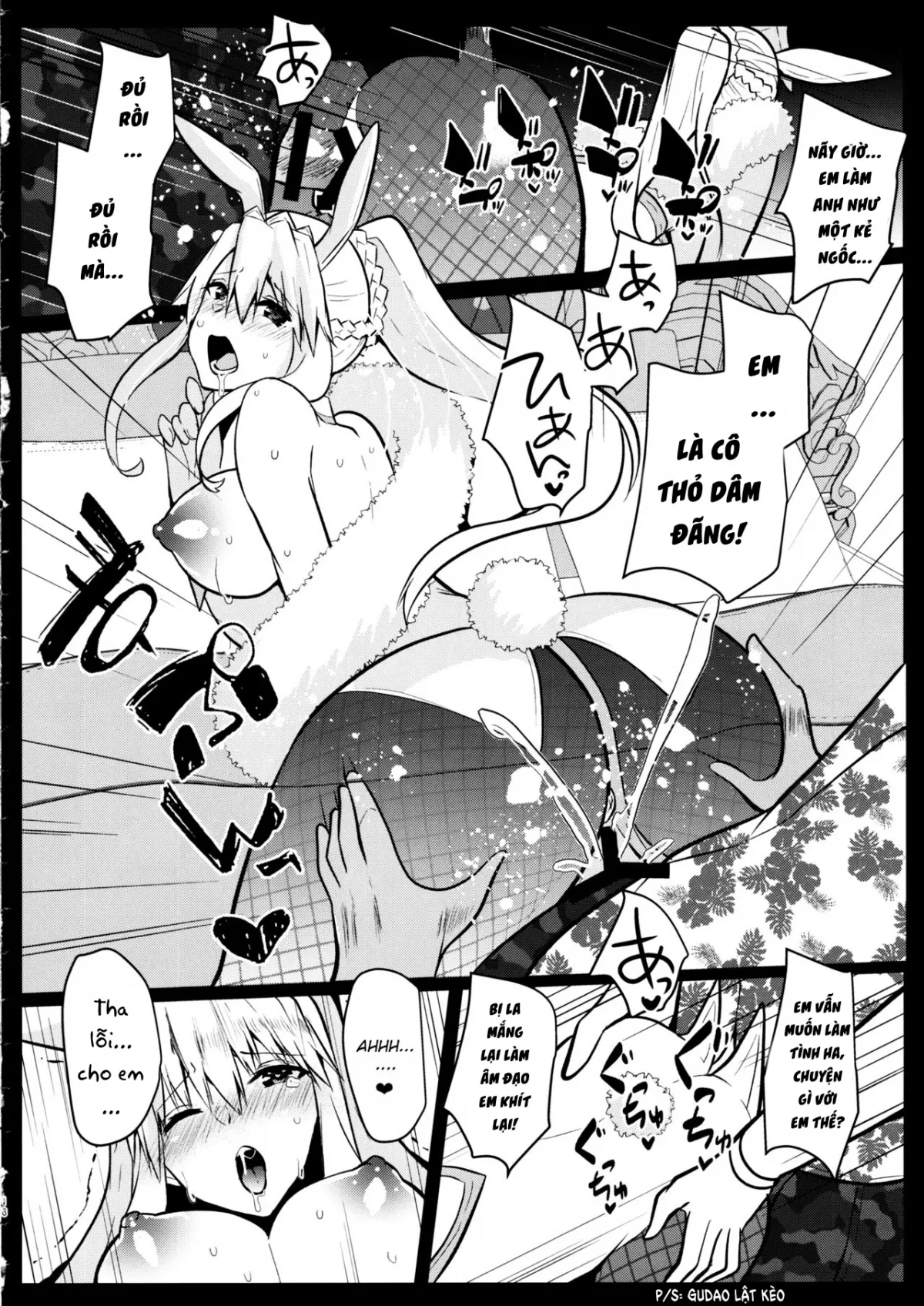HentaiVN.net - Ảnh 17 - Artoria Bunny rất hạnh phúc khi bên cạnh Master. [Bunny ni Natta Artoria wa Seiyoku ga Sugoi (Fate/Grand Order); バニーになったアルトリアは性欲がすごい] - Chap 1