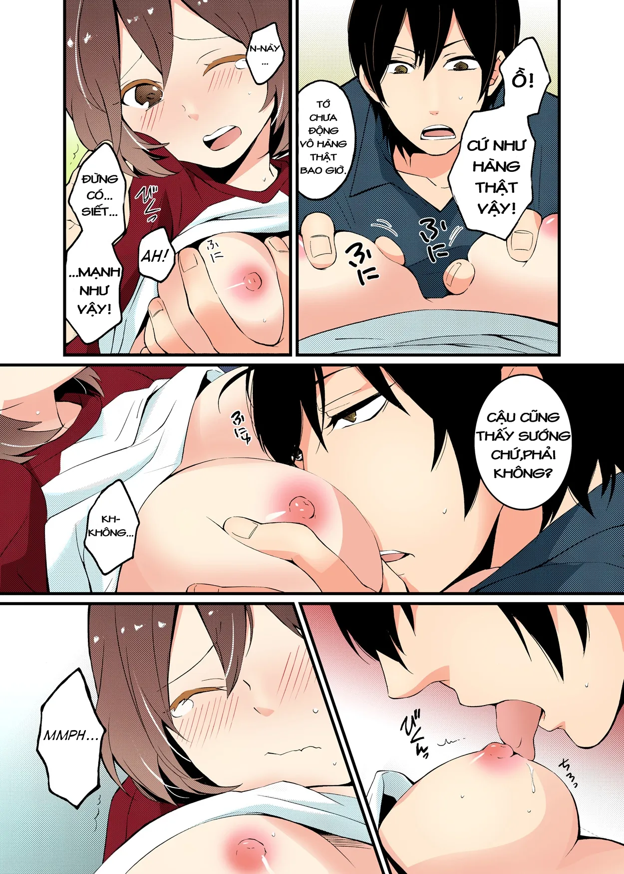 HentaiVN.net - Ảnh 8 - Totsuon! Since I Suddenly Became A Girl, Won't You Fondle My Boobs? [Totsuon! ~Totsuzen Onnanonko Ni Natta No De, Ore No Oppai Monde Mimasen Ka?] - Chap 1